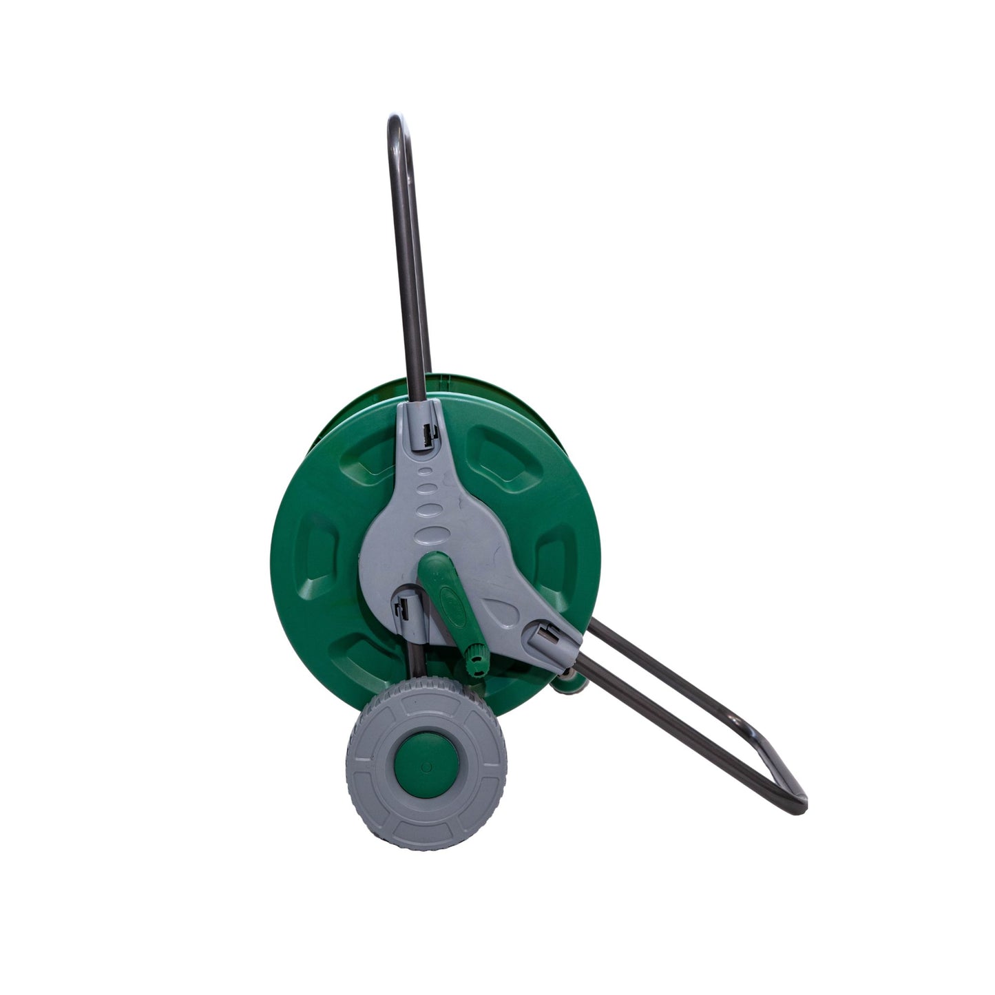 25m Reinforced Garden Hose Pipe and Spray Gun Trolley Set