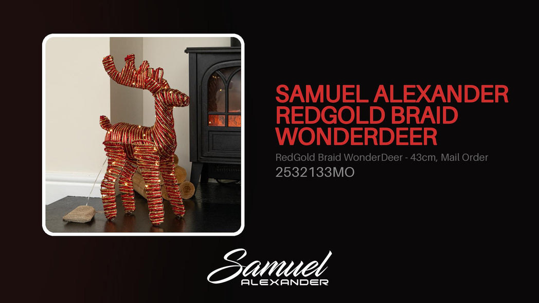 40cm Light Up Christmas Reindeer with 50 Warm White LEDs