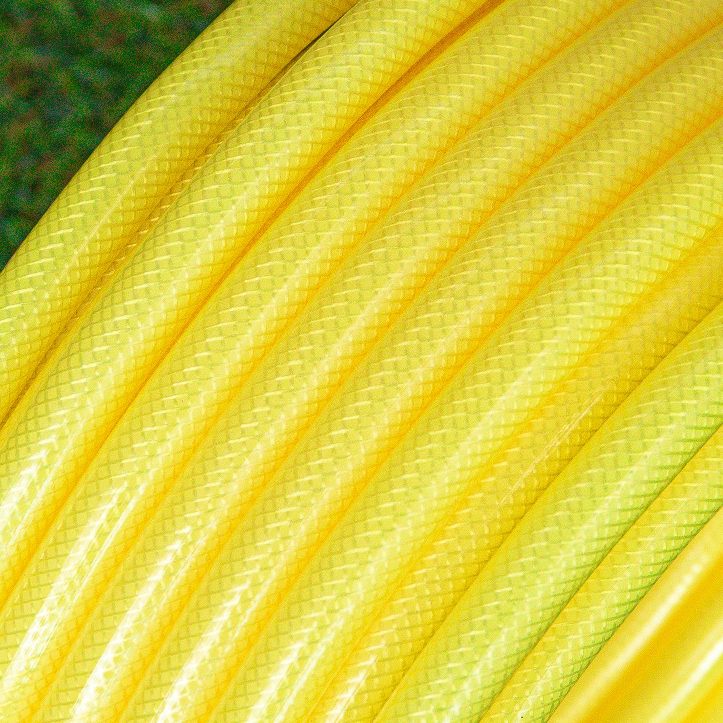 25m Yellow Reinforced Kink Resistant Garden Hose Pipe with Connectors 