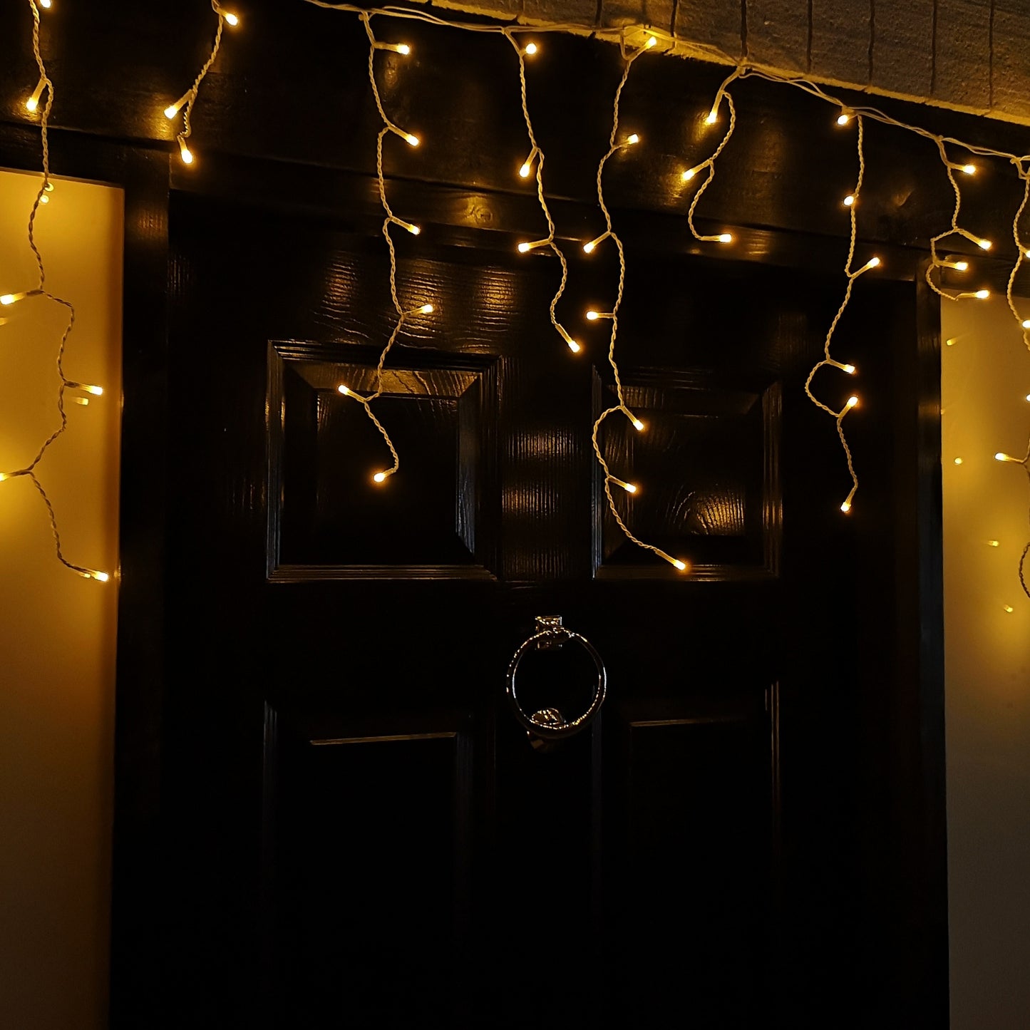 25m 1000 Vintage Gold LED Frosted Icicle Indoor Outdoor Christmas Lights with Timer