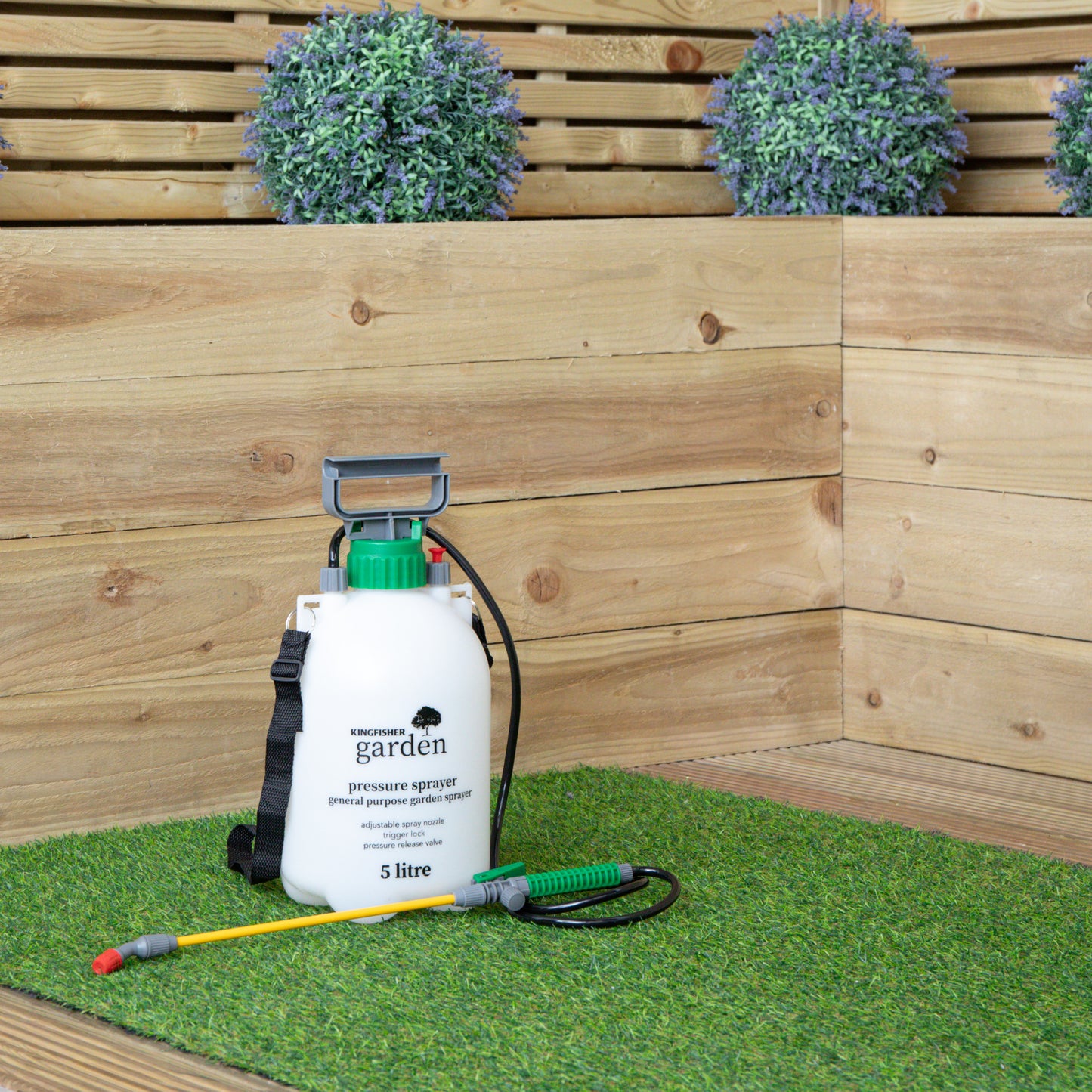 5 Litre Garden Pressure Sprayer with Shoulder Strap for Weeds or Fertiliser