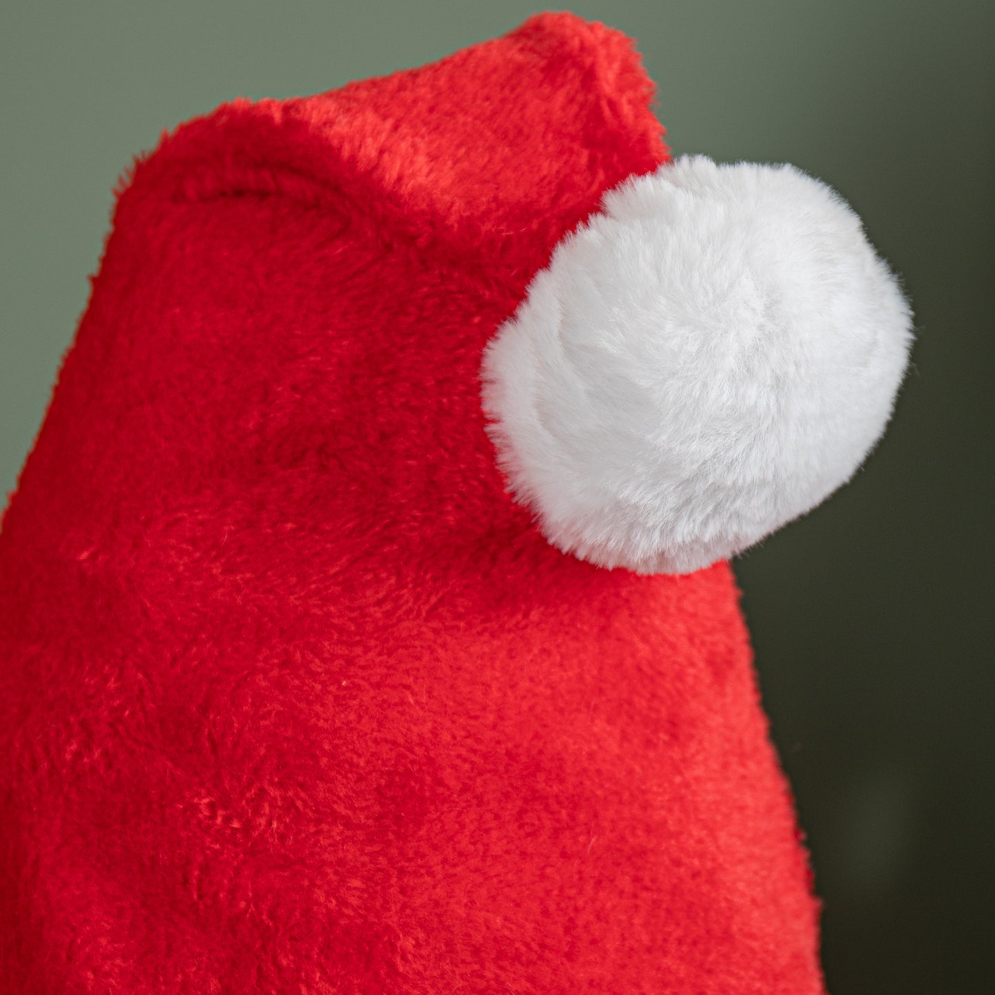 Red and White Soft Traditional Christmas Santa Hat