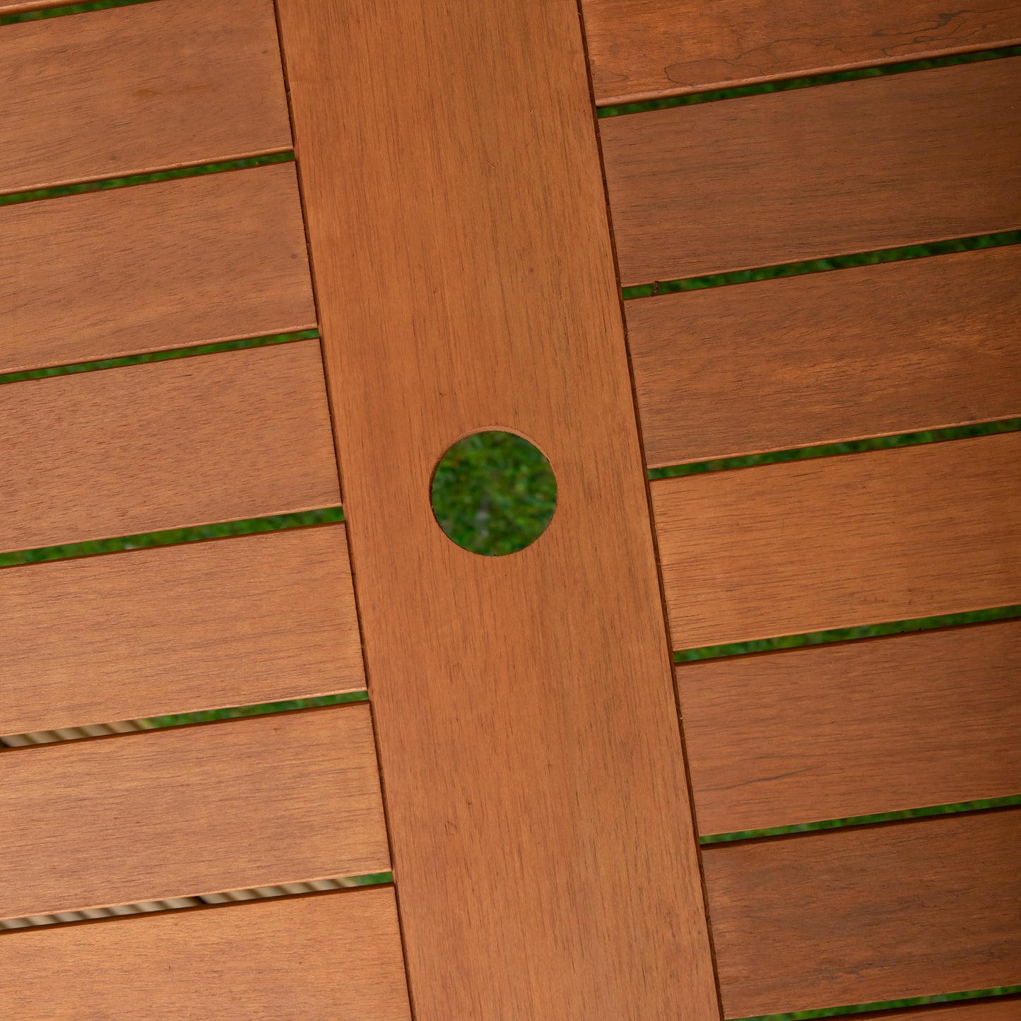 Grasmere Outdoor 6 Person Rectangular Wooden Garden Patio Table