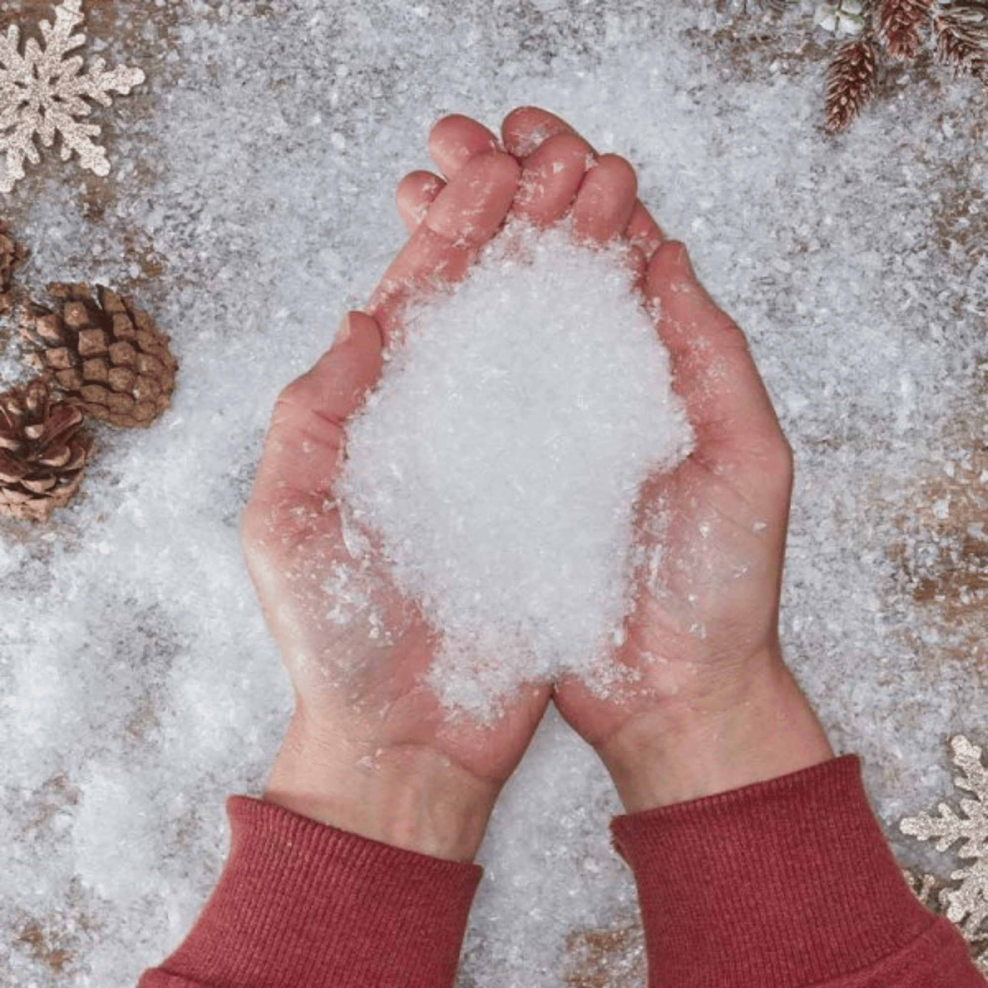 100g White Fine Artificial Christmas Snow