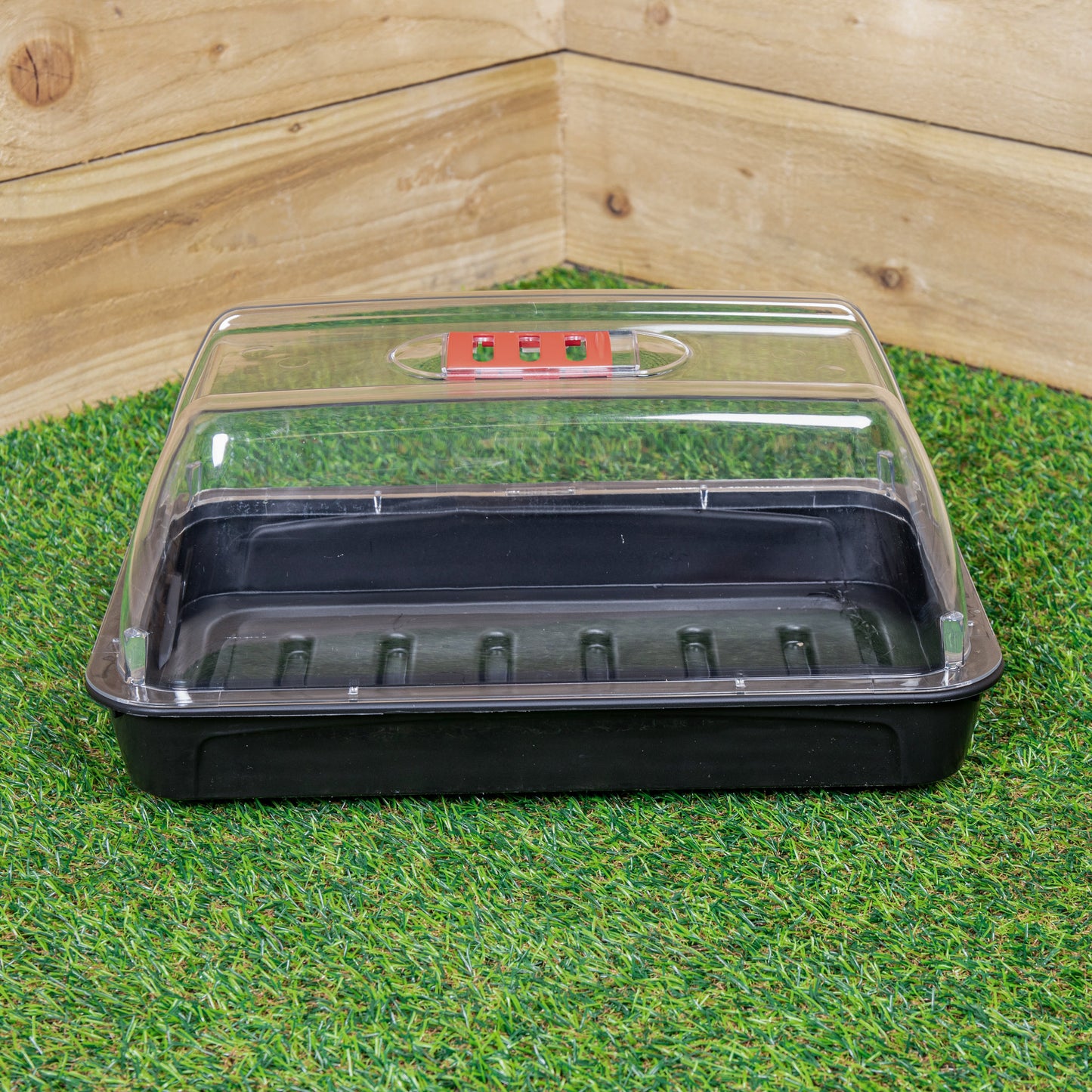 6 x 38cm Unheated Seed Starter Tray Grostart Midi Propagator Indoor Seedling Planter
