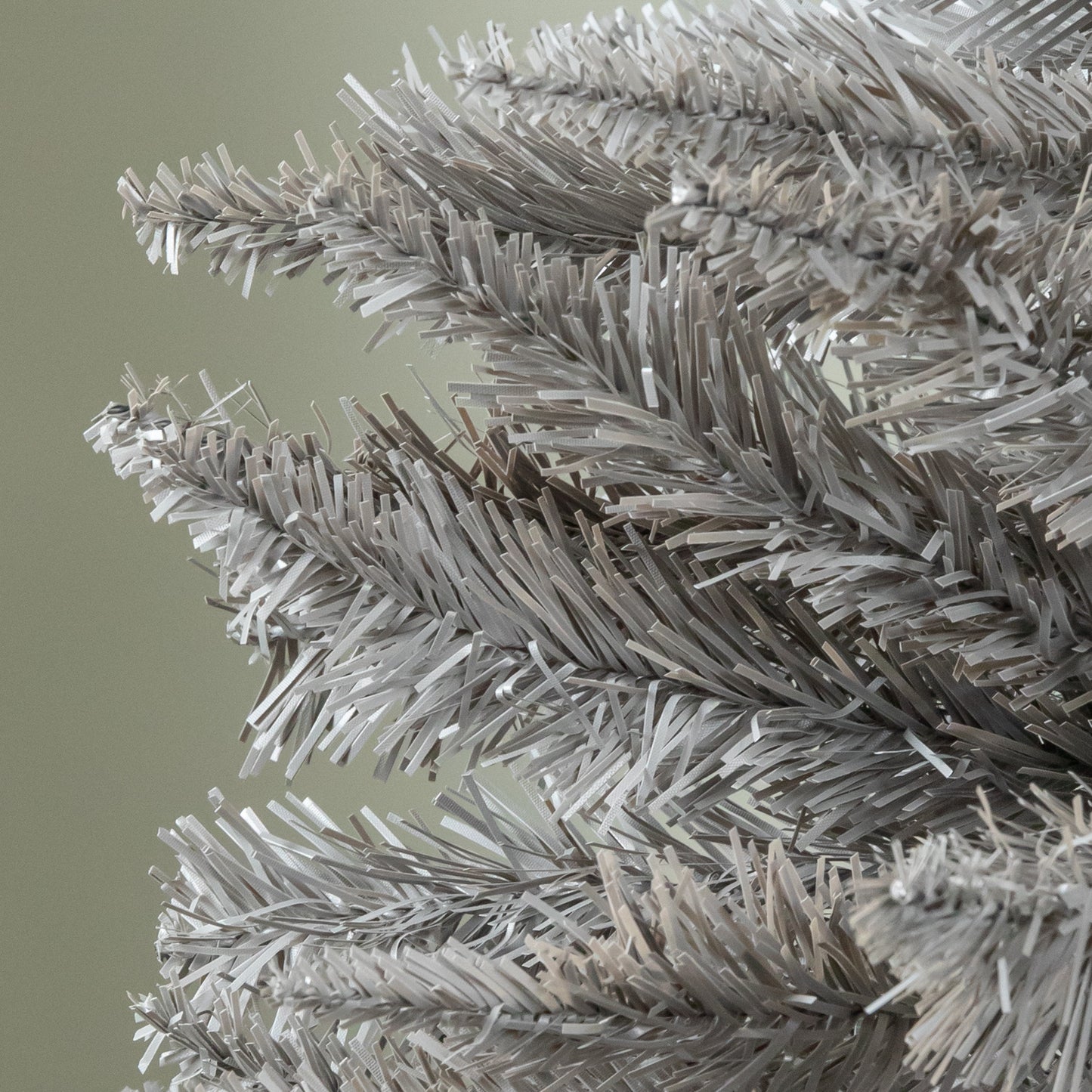 4ft (120cm) Artificial Pencil Pine Grey Christmas Tree with 168 Tips & Stand