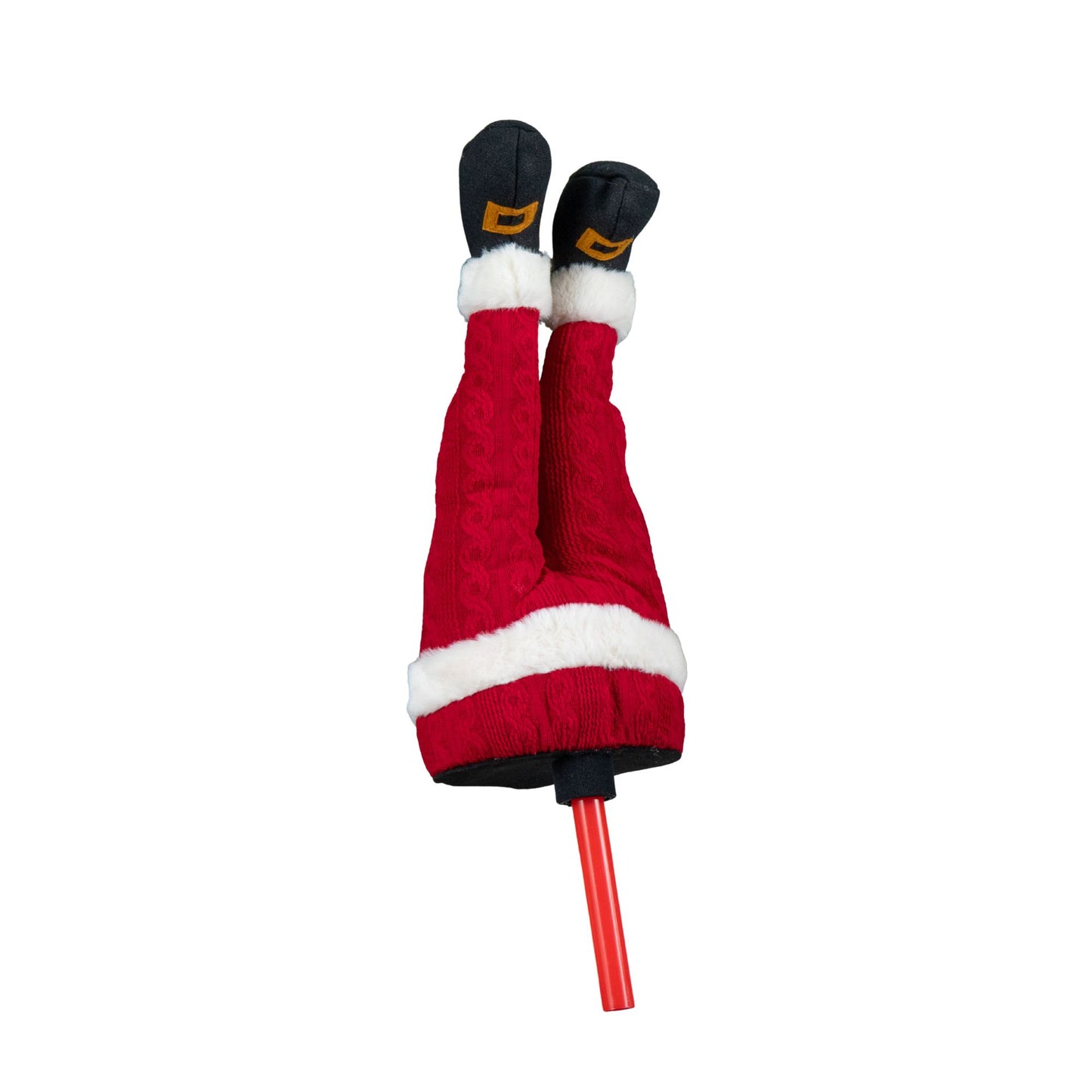 55cm Battery Operated Soft Animated Santa Kicking Legs Christmas Decoration