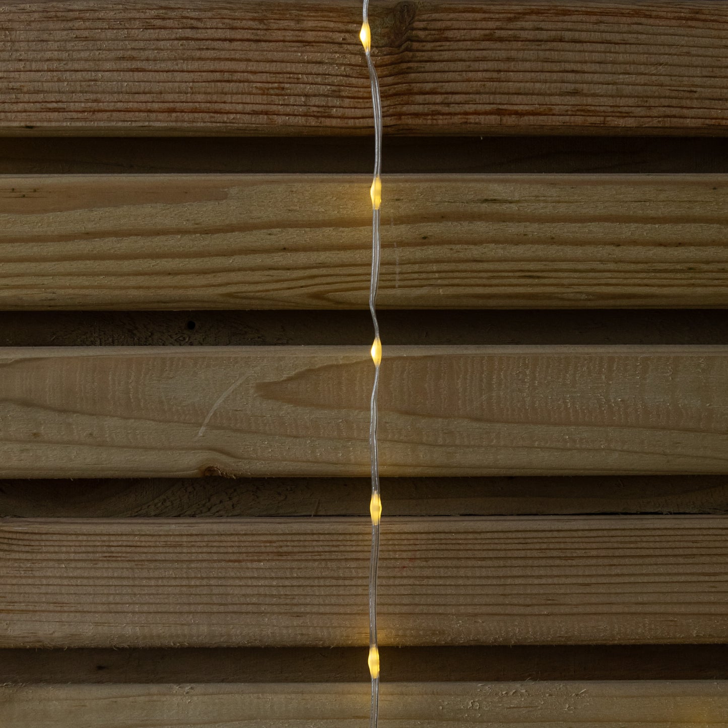 1.2m Light up Festive Curtain Christmas Lights with Warm White LEDs