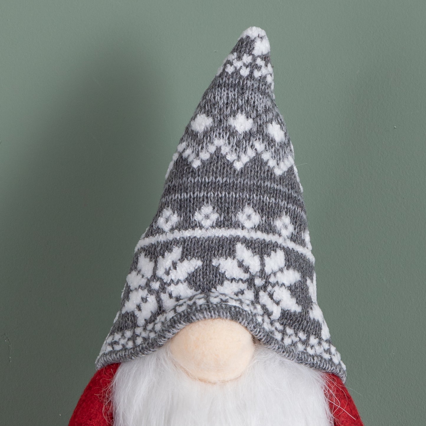 30cm Plush Gnome Gonk Christmas Stocking Holder Decoration with Red Body