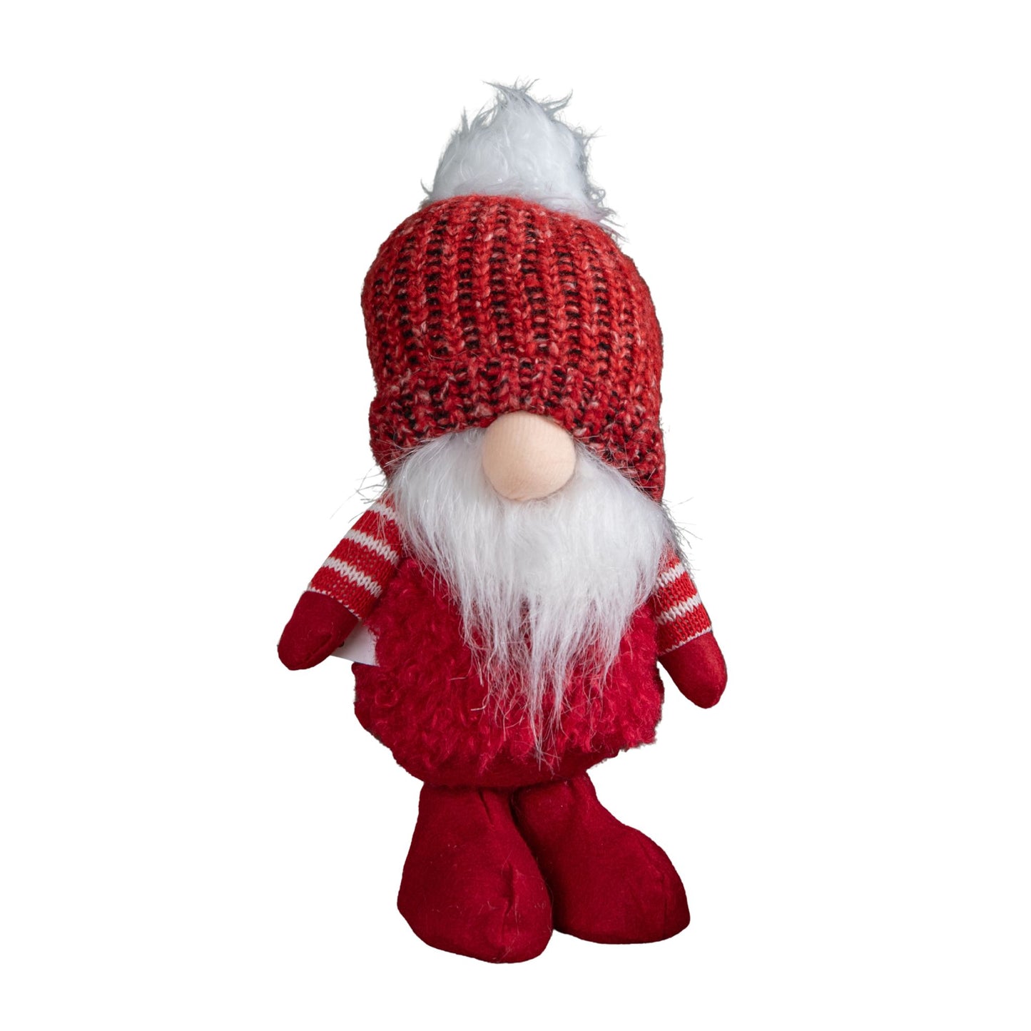 30cm Red Gonk with Bobbly Hat Christmas Decoration