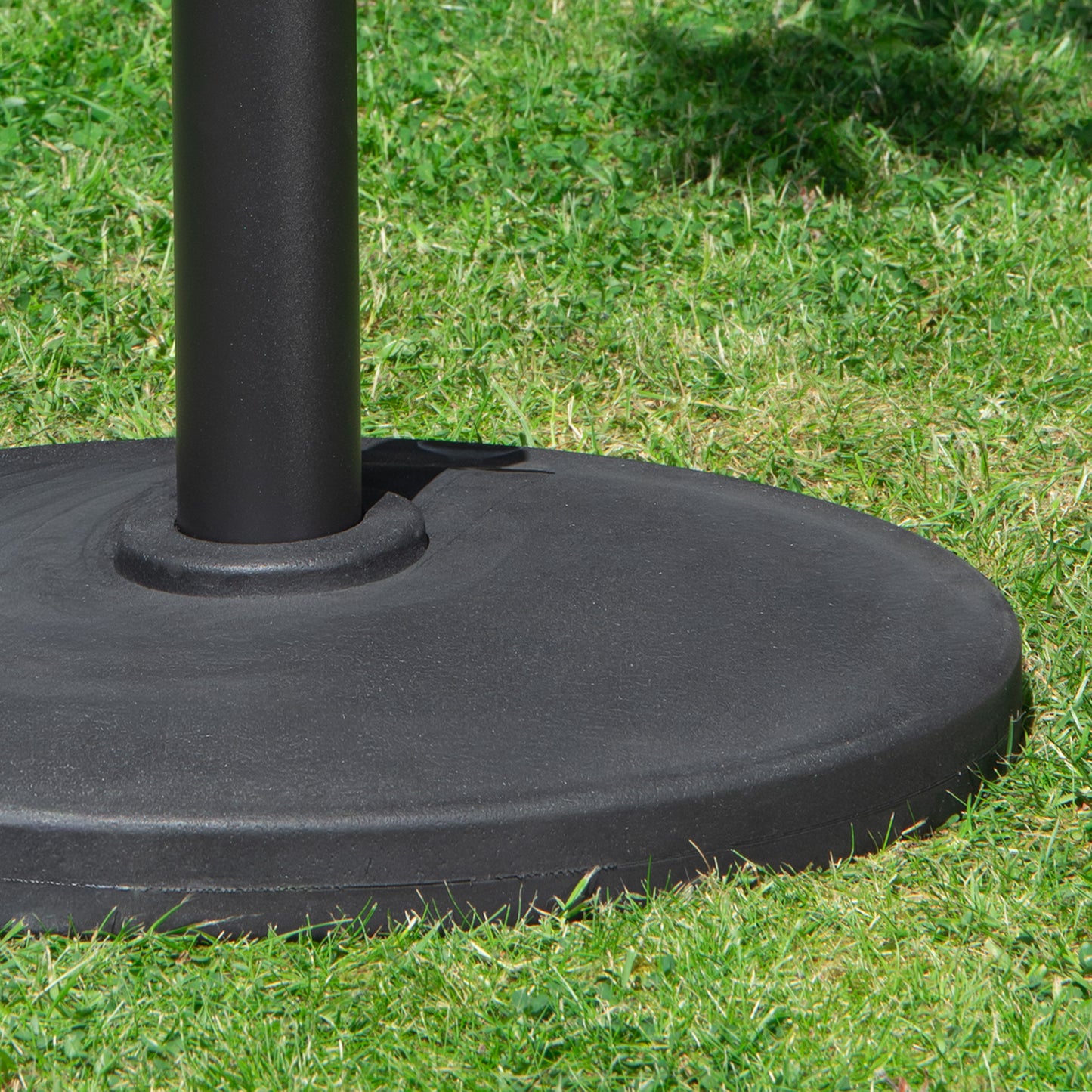11kg Black Heavy Duty Round Garden Patio Parasol Umbrella Base
