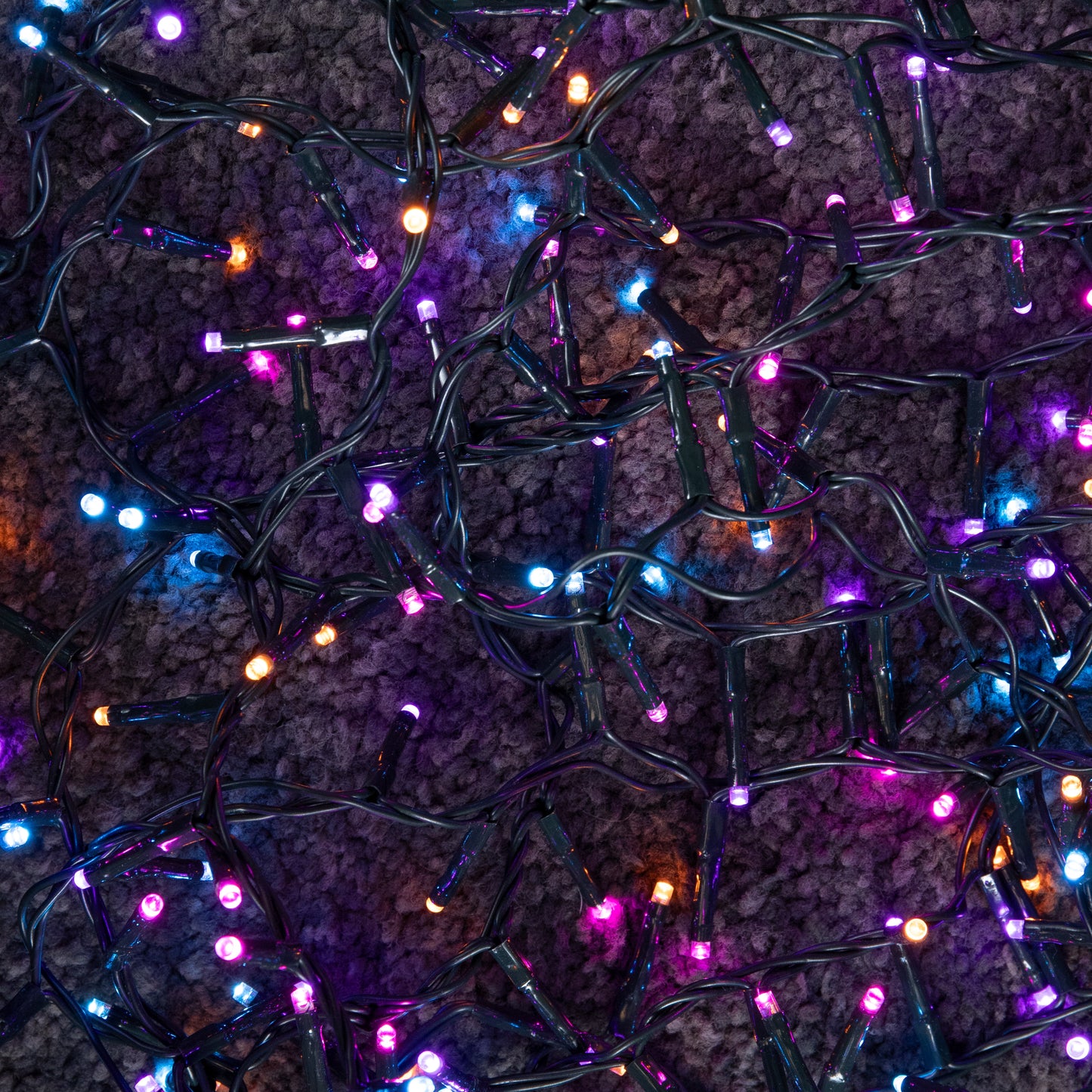 Factory Seconds: 6m 240 LED TreeBrights Multi-Action Christmas String Lights with Timer in Rainbow