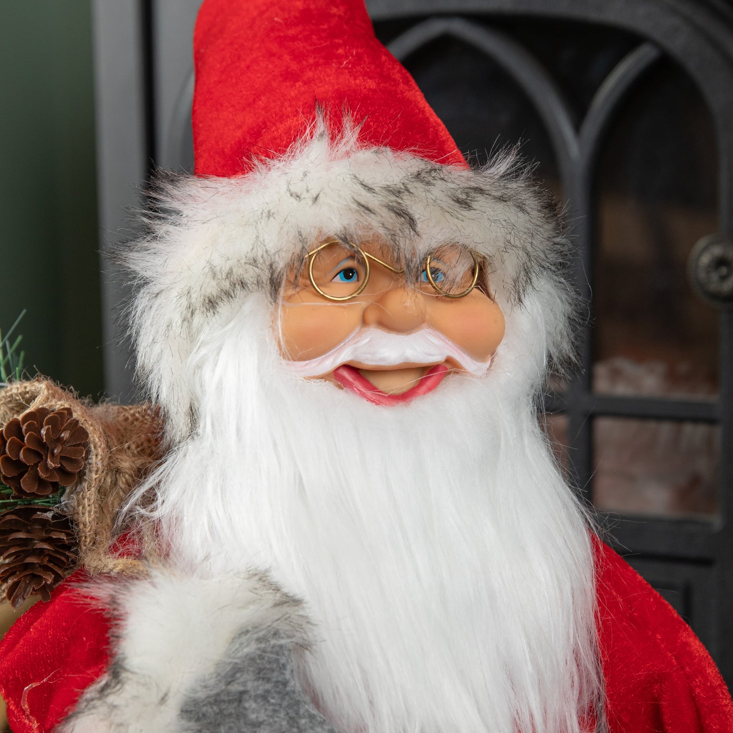 52cm Large Traditional Santa Claus Figure Christmas Decoration