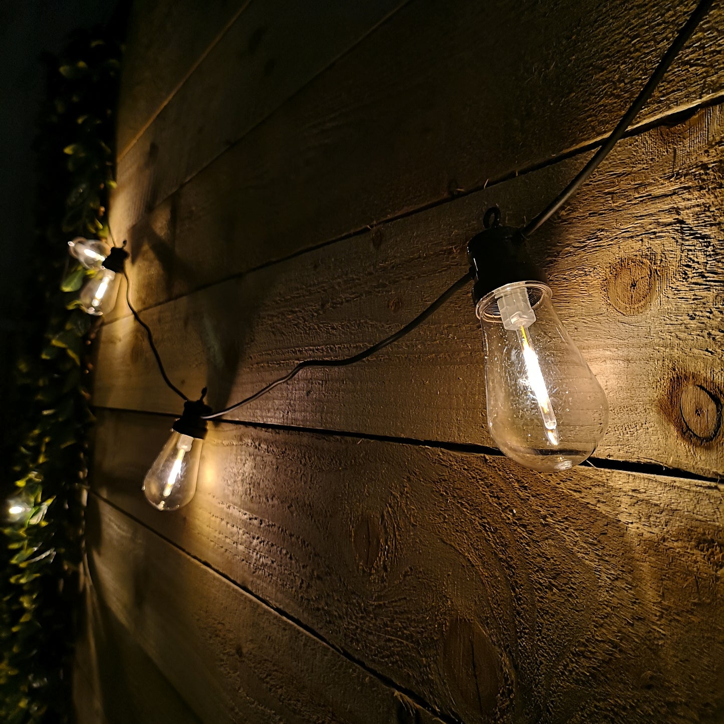 4.5m 10 Warm White LED Connectable Festoon Lights Christmas Decorations