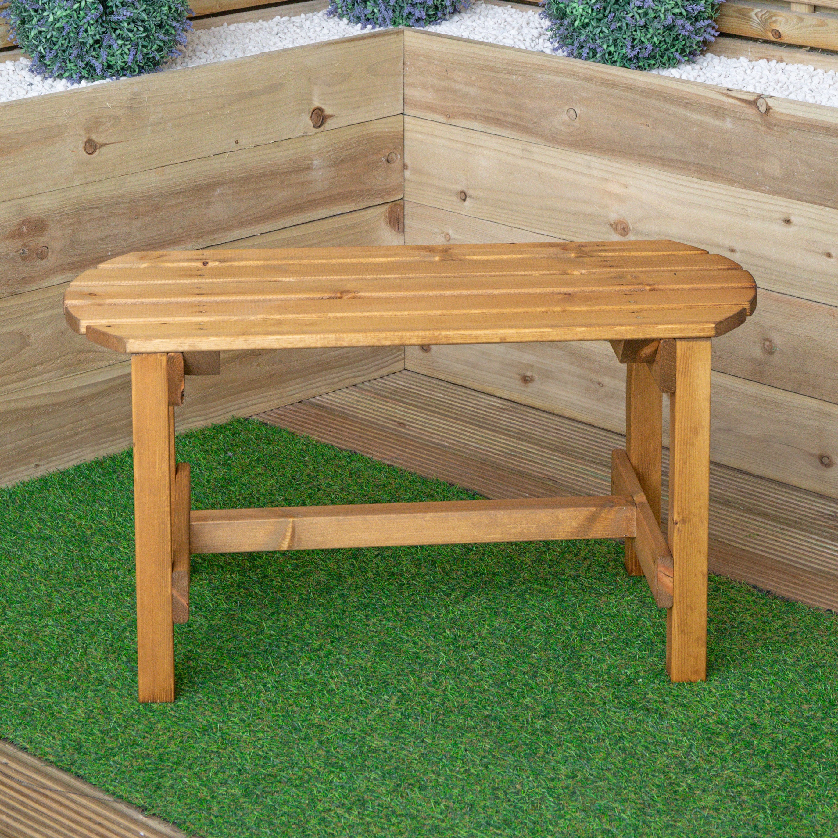 Traditional Handmade Chunky Rustic Wooden Coffee Table