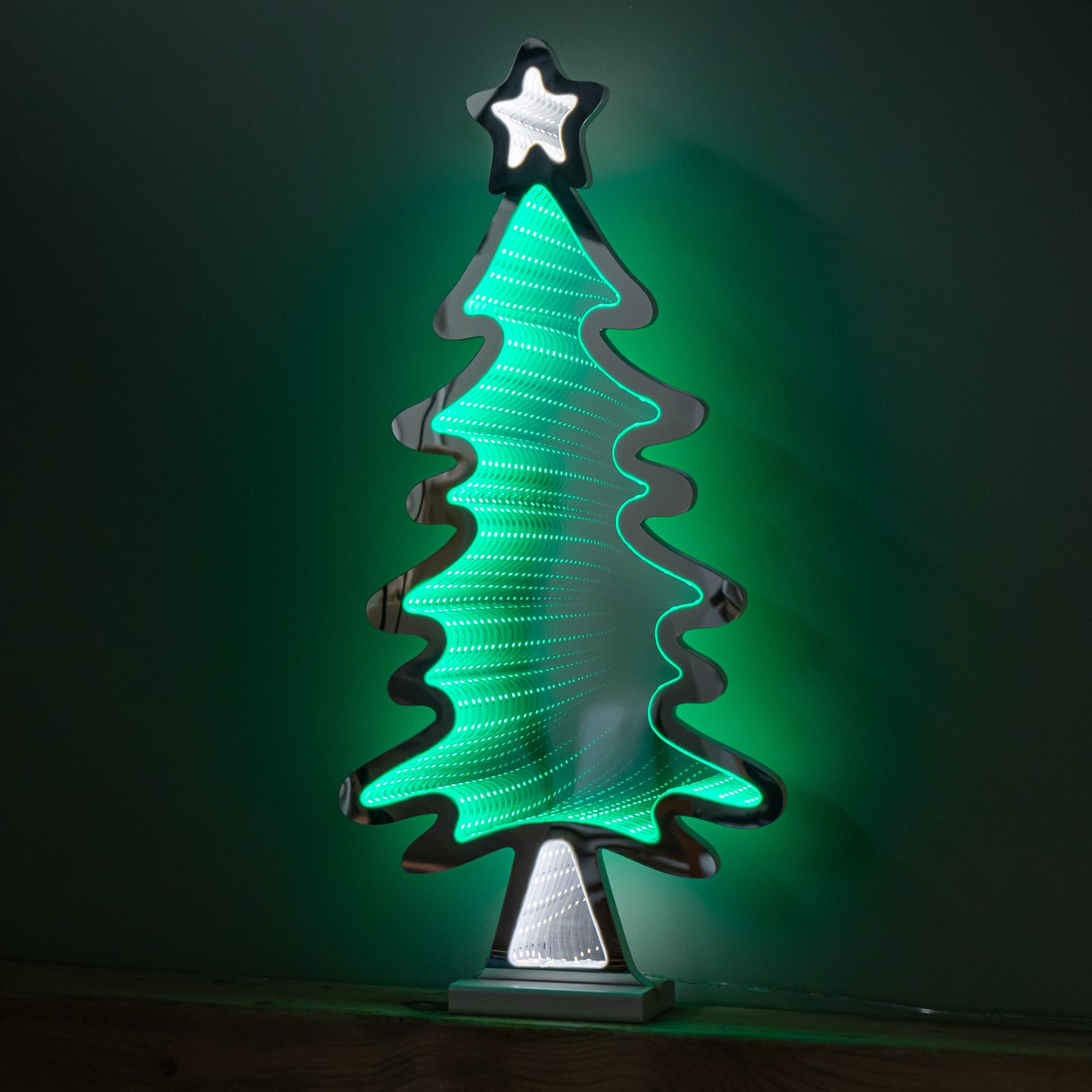 60cm Light up Christmas Tree Infinity Decoration with LEDs