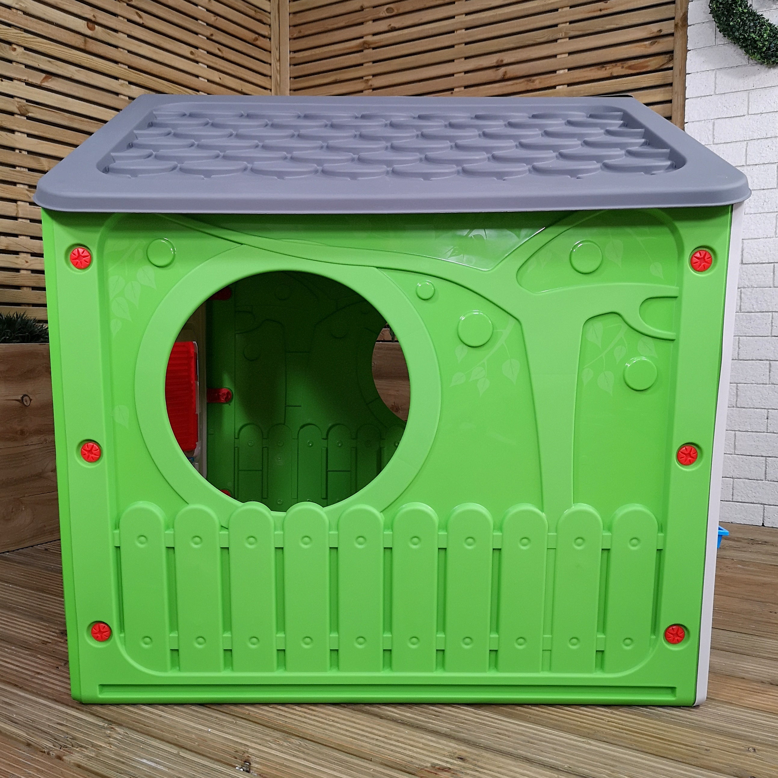 1.15m Kids Indoor Outdoor Plastic Wendy House Galilee Village Playhous