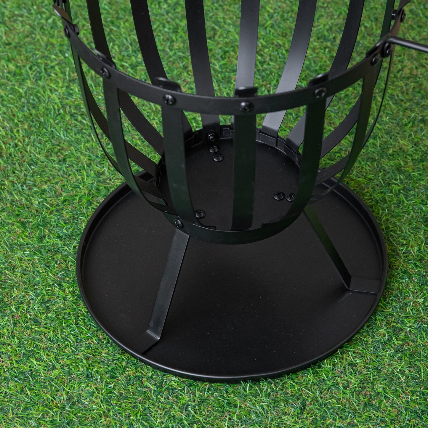44cm Black Steel El Clasico Outdoor Garden Firebasket