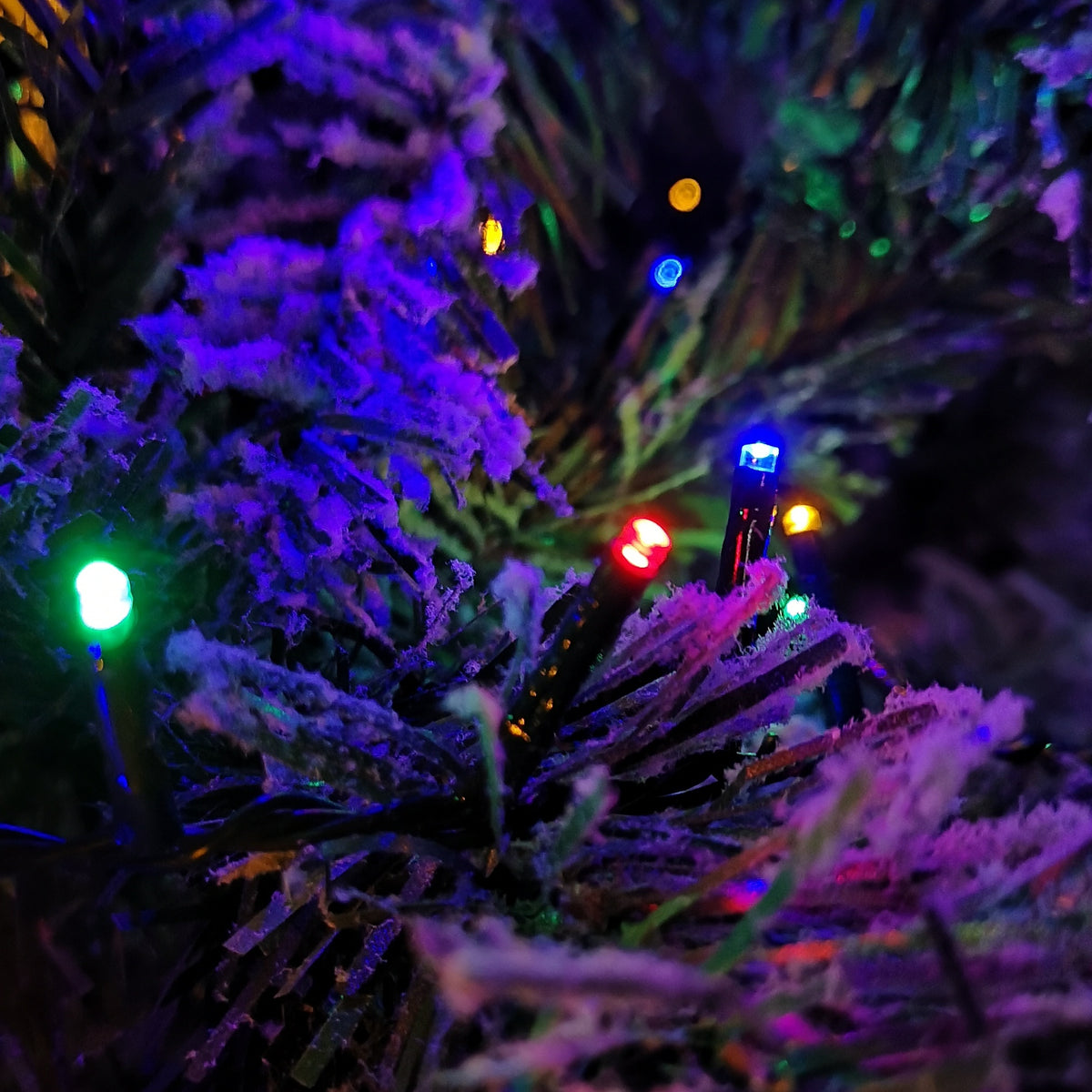 12.5m 500 LED TreeBrights Christmas String Lights with Timer in Multi-Coloured