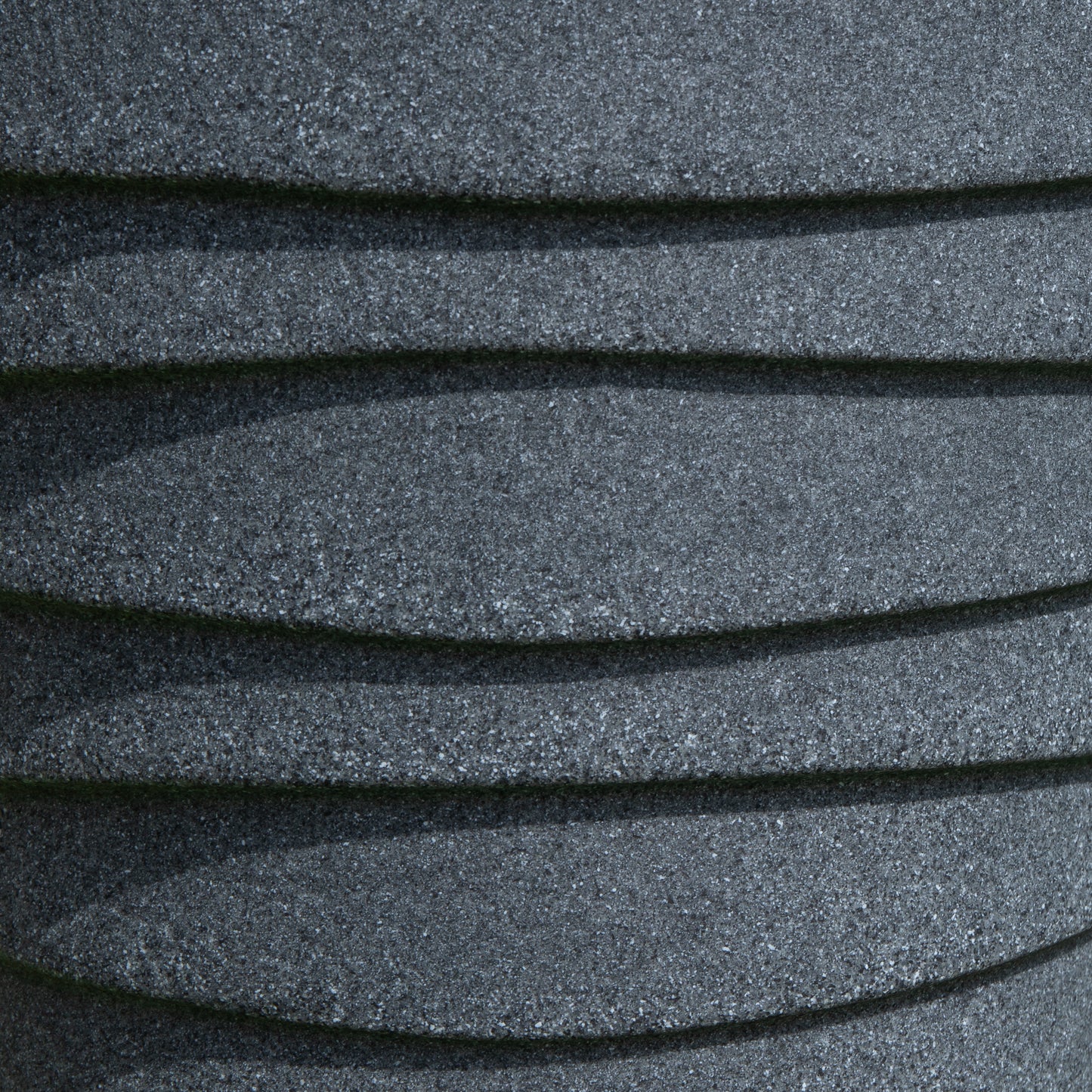 33cm Large Trojan Garden Plant Pot in Dark Grey