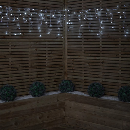 11.5m 460 LED Frosted IcicleBrights Christmas String Lights in White