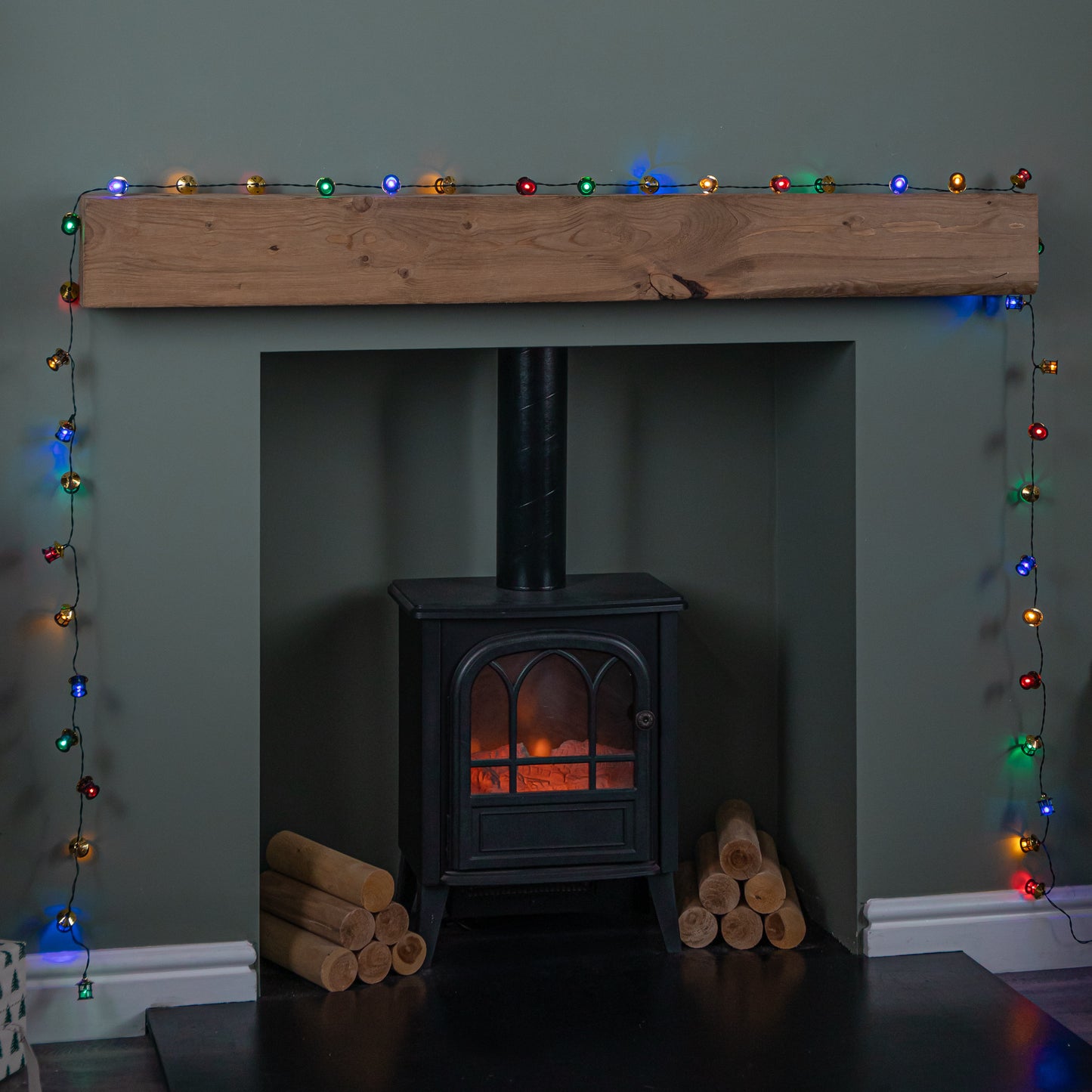 4m 40 LED Palace Cage Christmas String Lights in Multi-Coloured