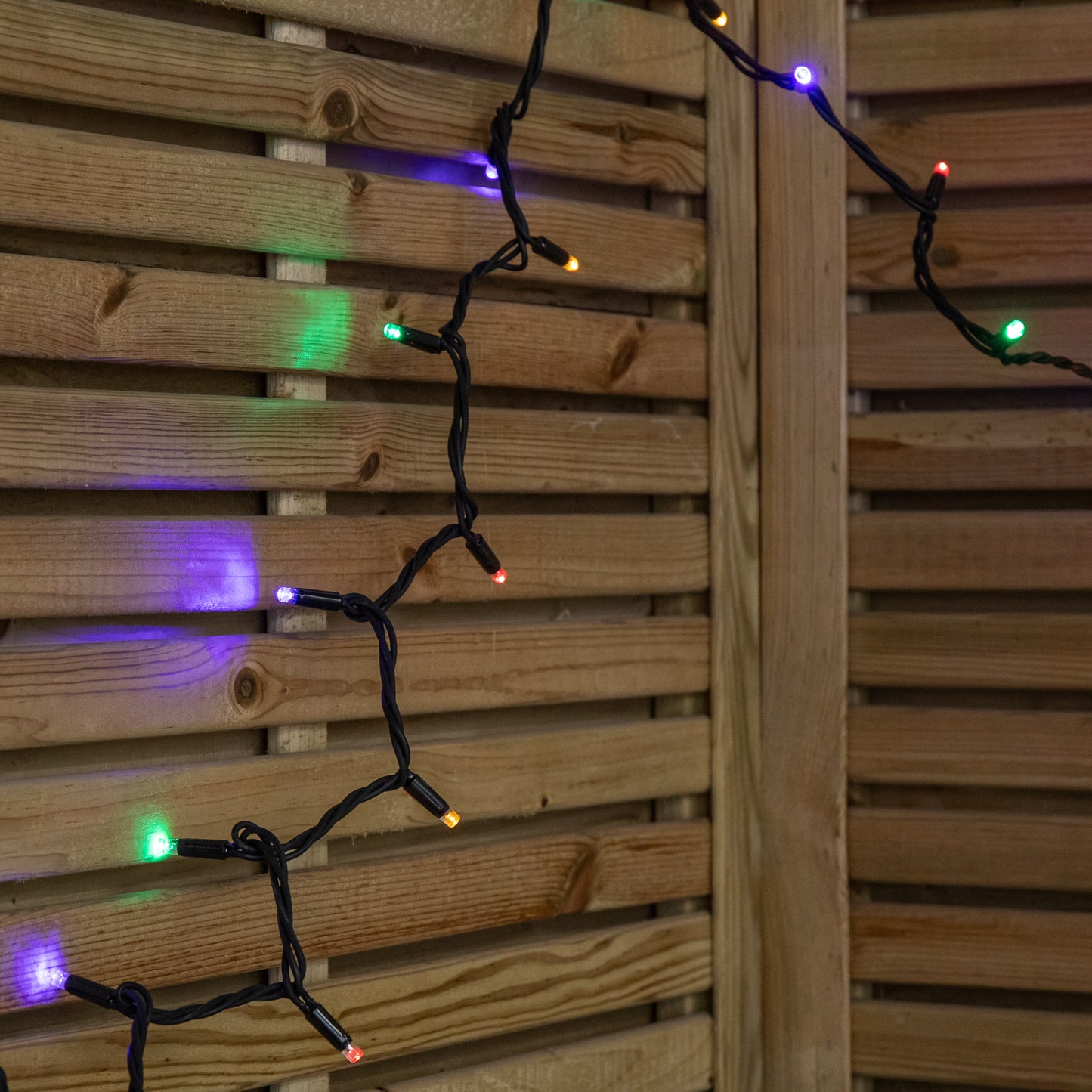 9.9m 100 LED Connectable Christmas String Lights in Multi-Coloured