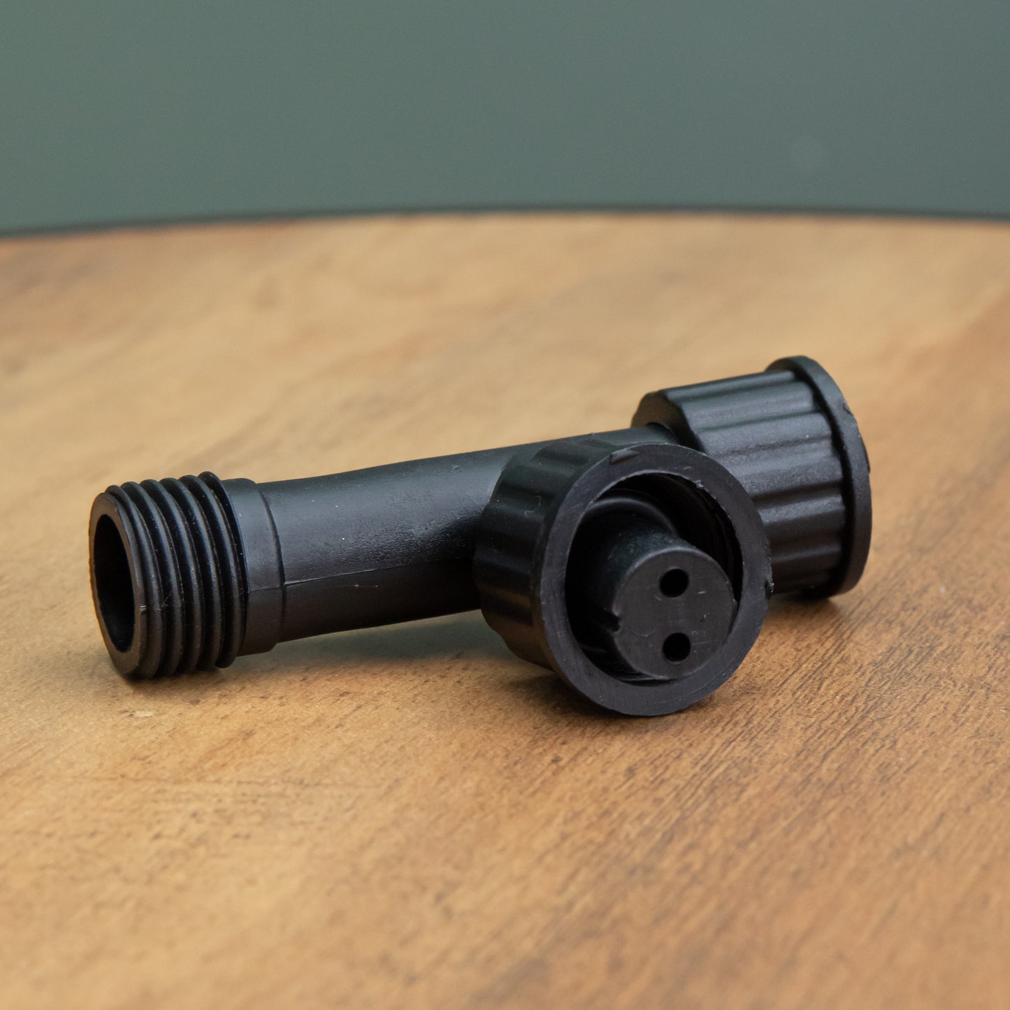 9cm x 10cm Black Plastic T Connector Max For Connectable Lights