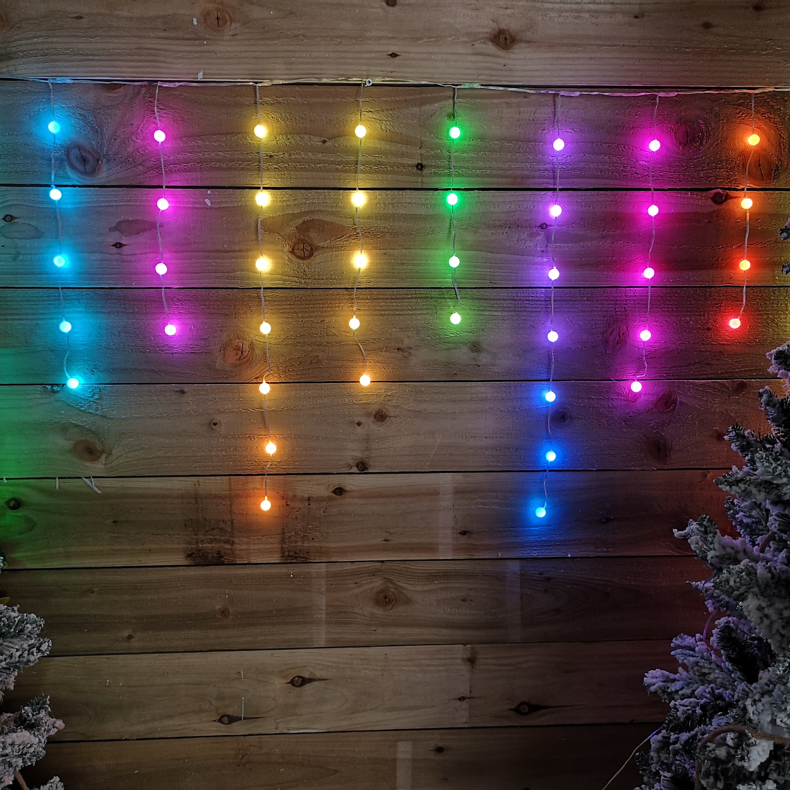 3m 105 LED RGB Indoor Outdoor Icicle Christmas Lights 