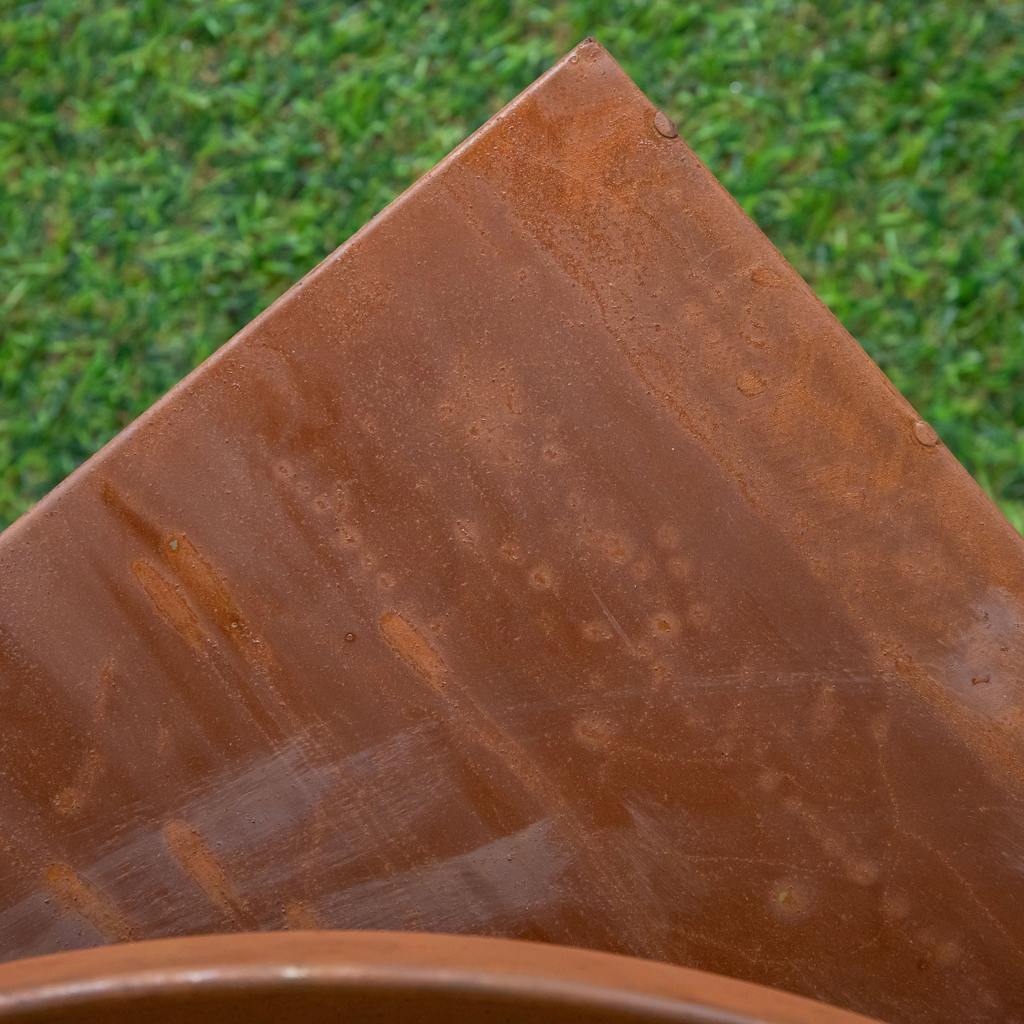 37cm Tierra Outdoor Steel Firebowl and Log Store