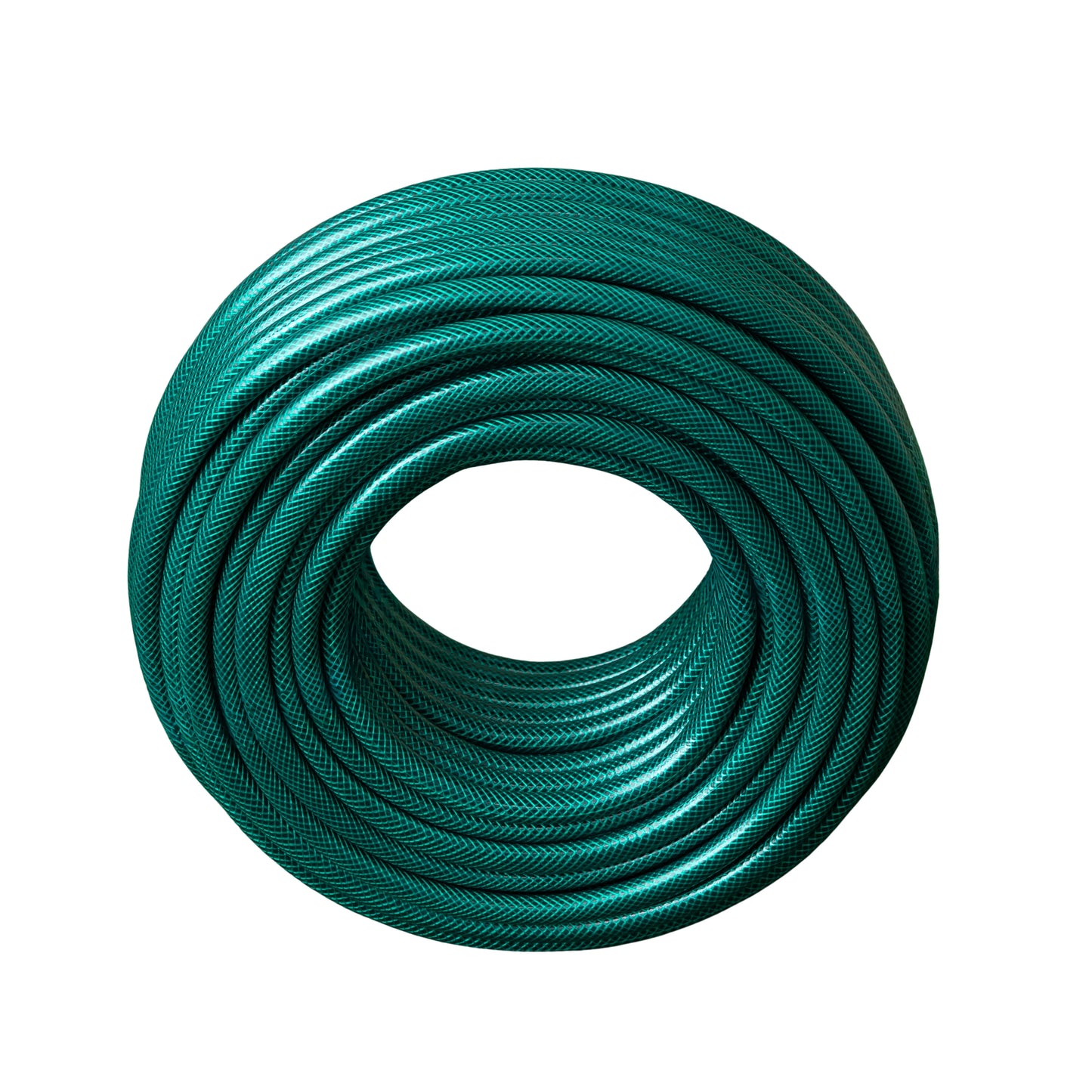 50m Reinforced Garden Hose Pipe in Green