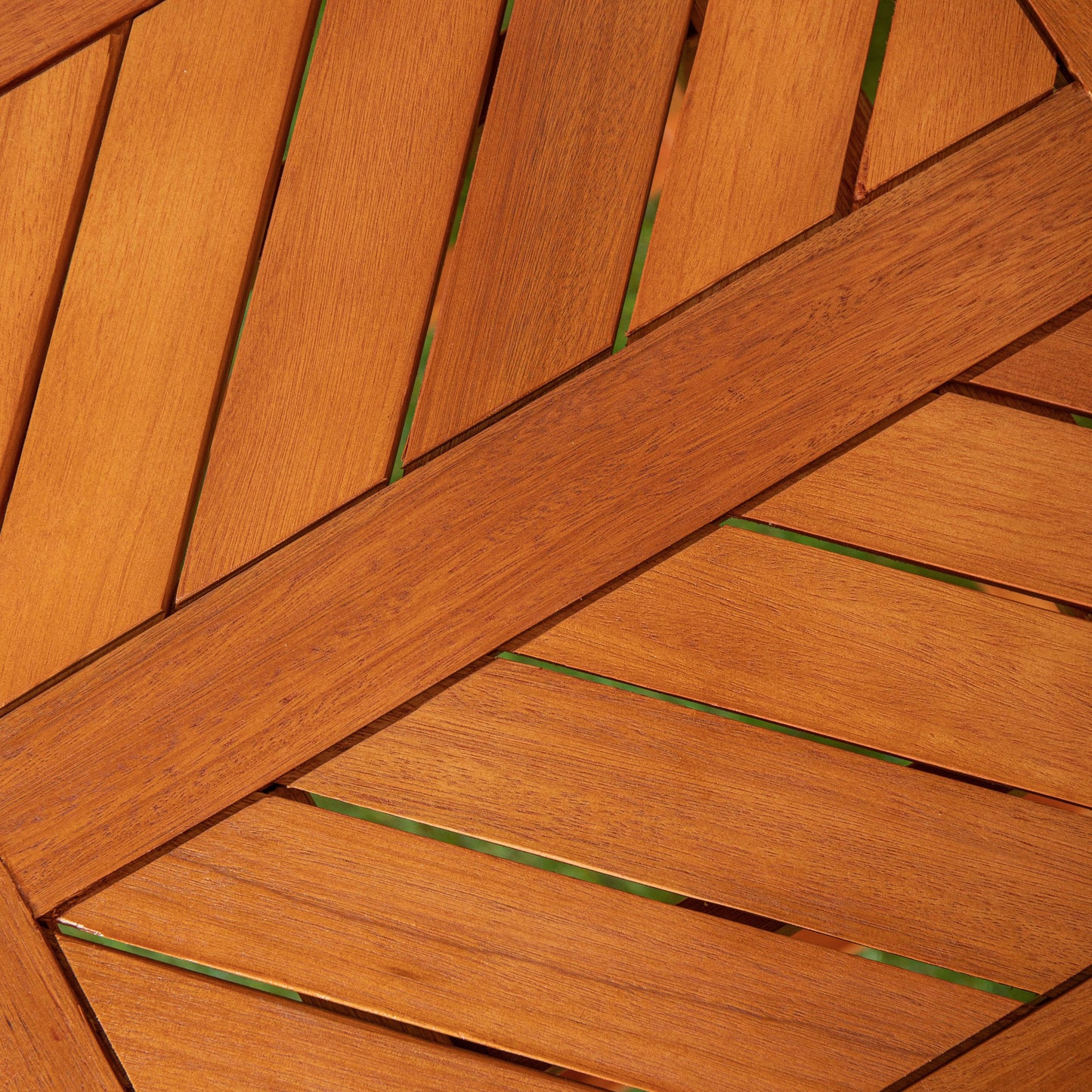 73 x 45cm Outdoor Kapalua Wooden Slatted Garden Side Table