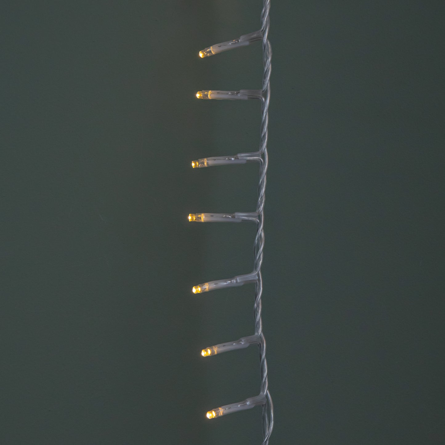 37.5m 1500 LED TreeBrights Christmas String Lights with Timer in Warm White on Clear Cable