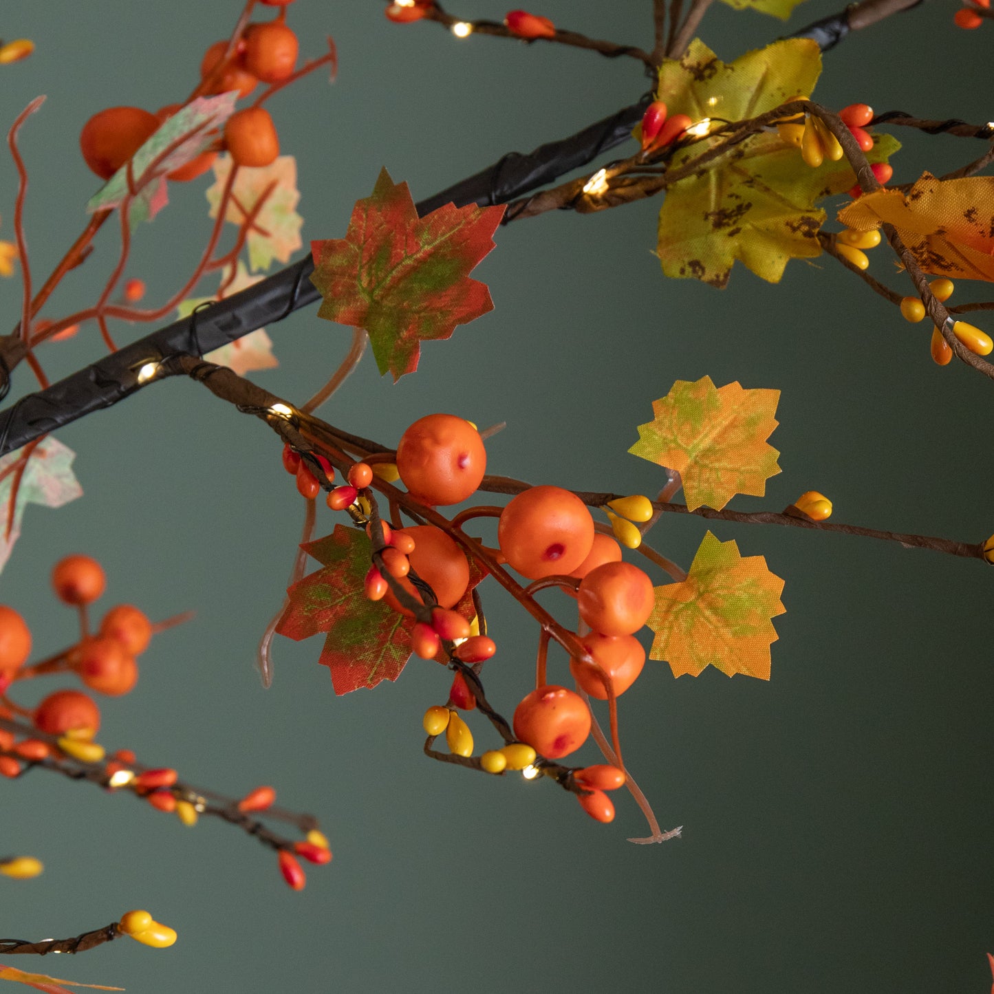 1.55m Light up Autumn Maple Leaf Tree with 180 Warm White LEDs