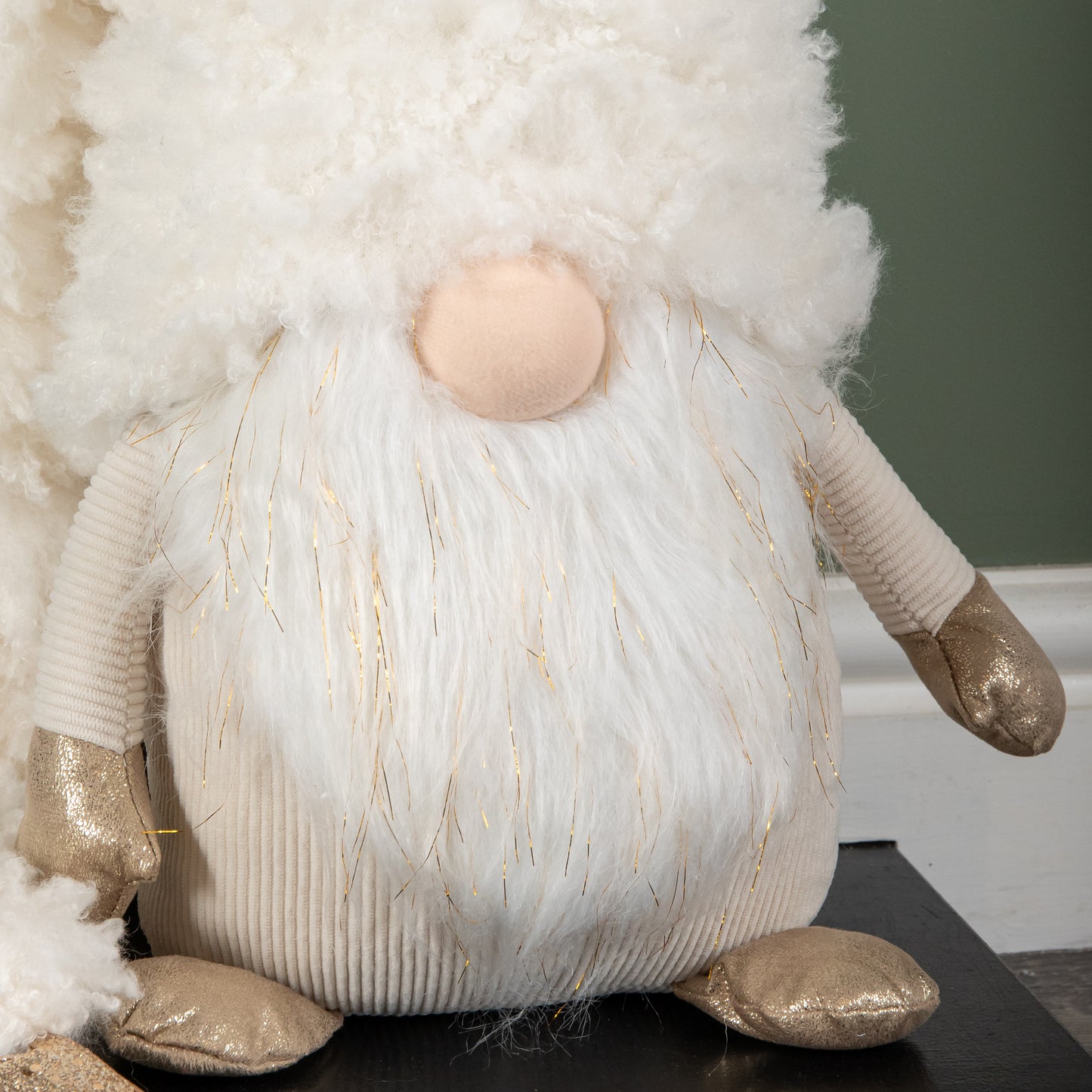 40cm Extra Large White Super Soft Christmas Snow Gonk Decoration