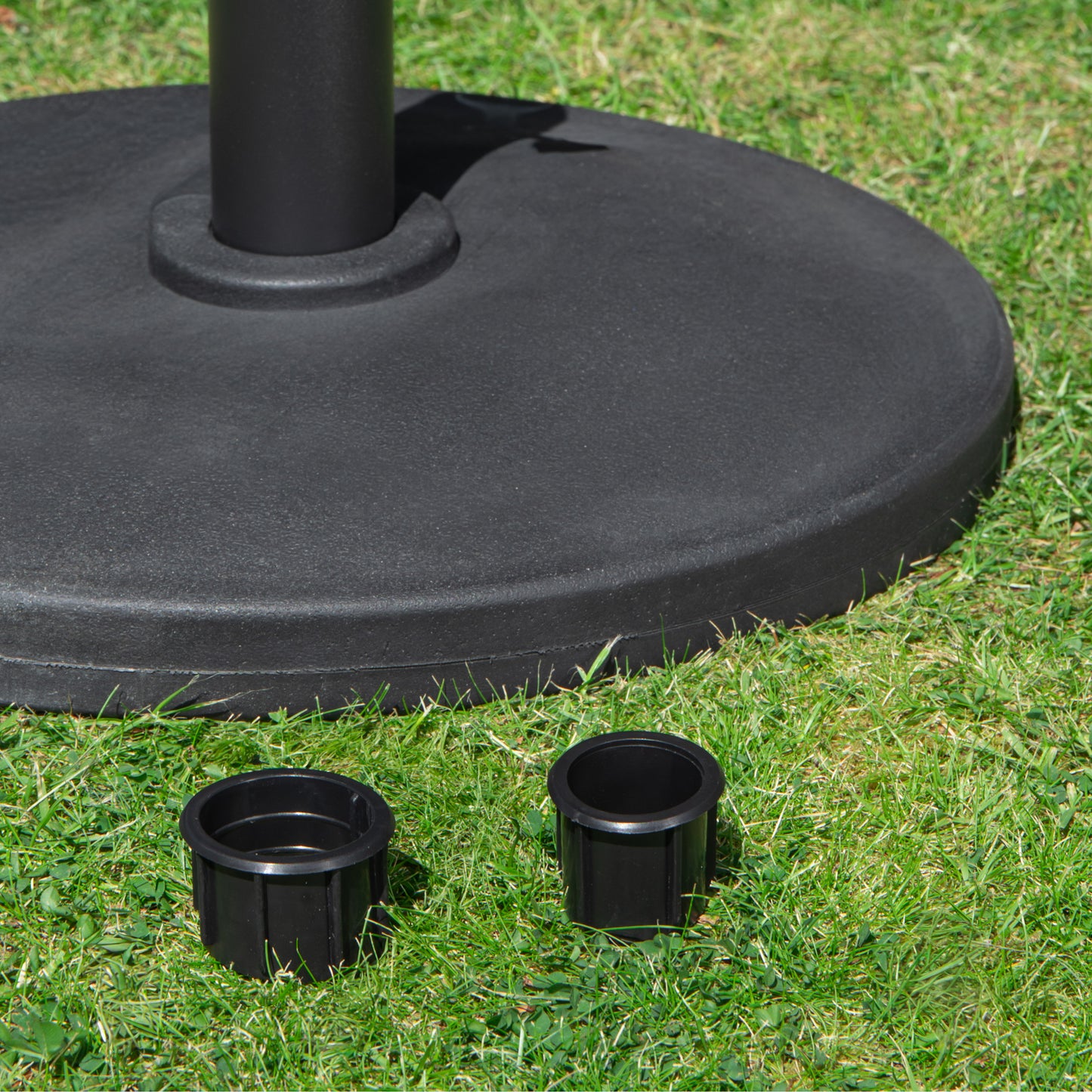 11kg Black Heavy Duty Round Garden Patio Parasol Umbrella Base