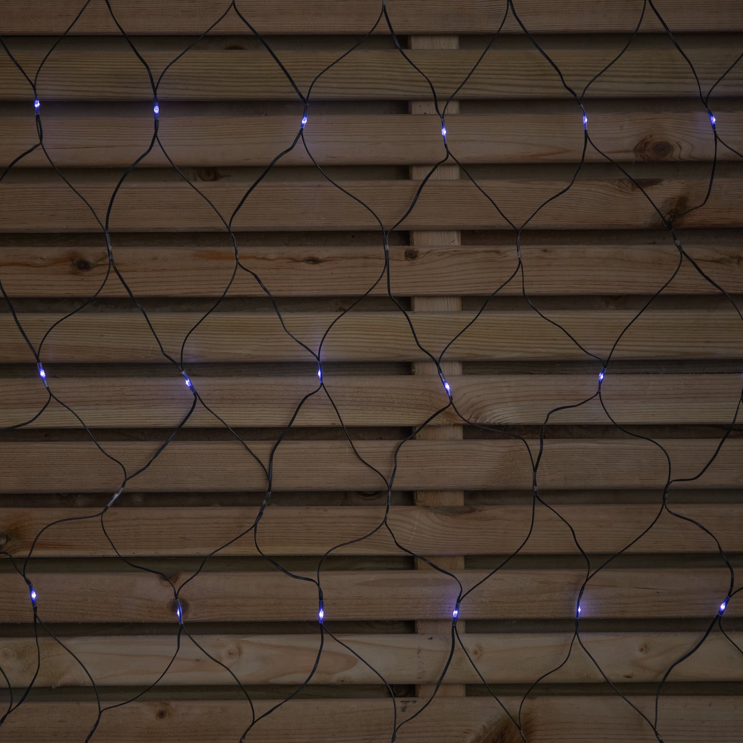 3.5m x 1.2m Christmas Window Net Lights with Multi-Action Blue & White LEDs