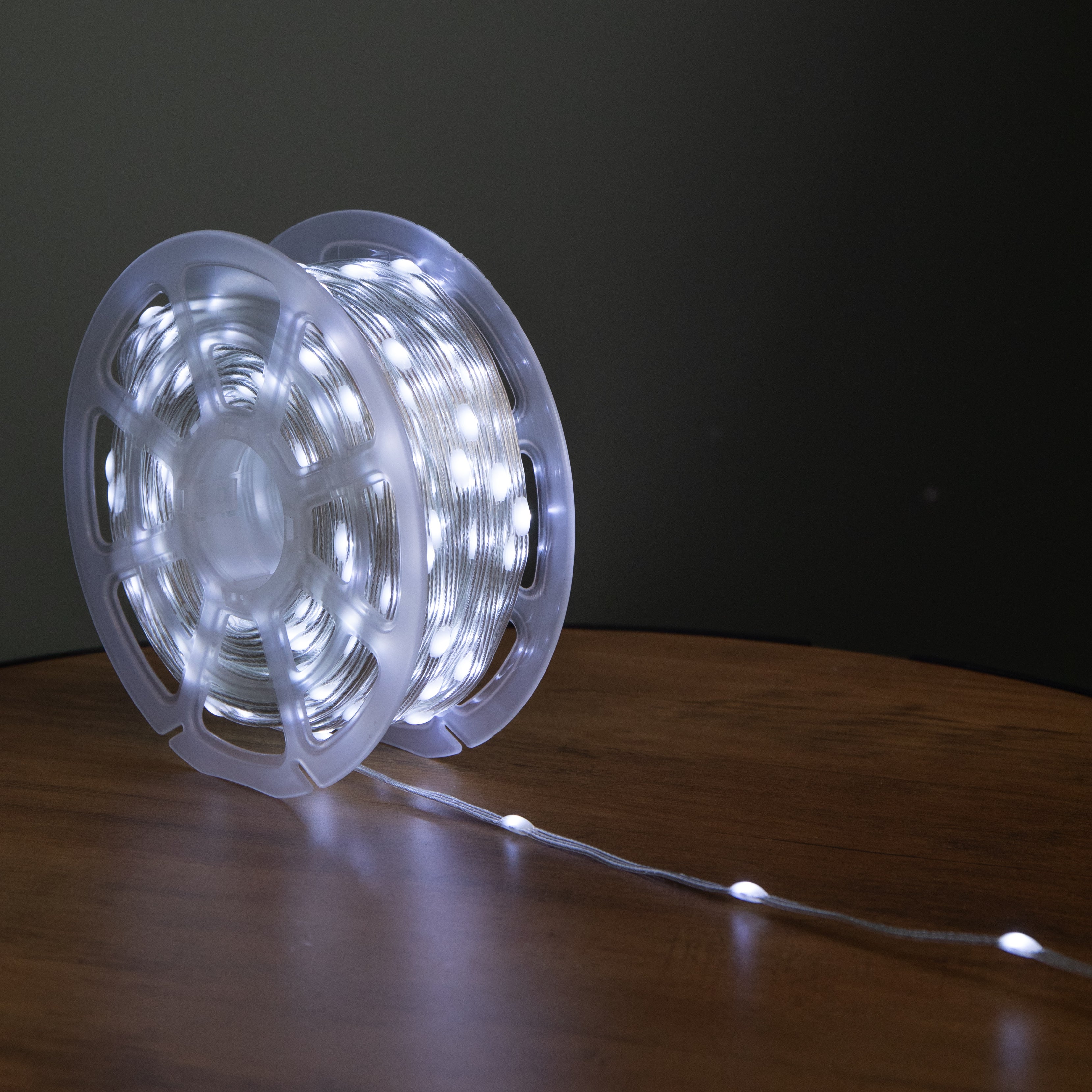 15m Light up Christmas Two Tone String Lights with 200 Warm White & Cool White LEDs