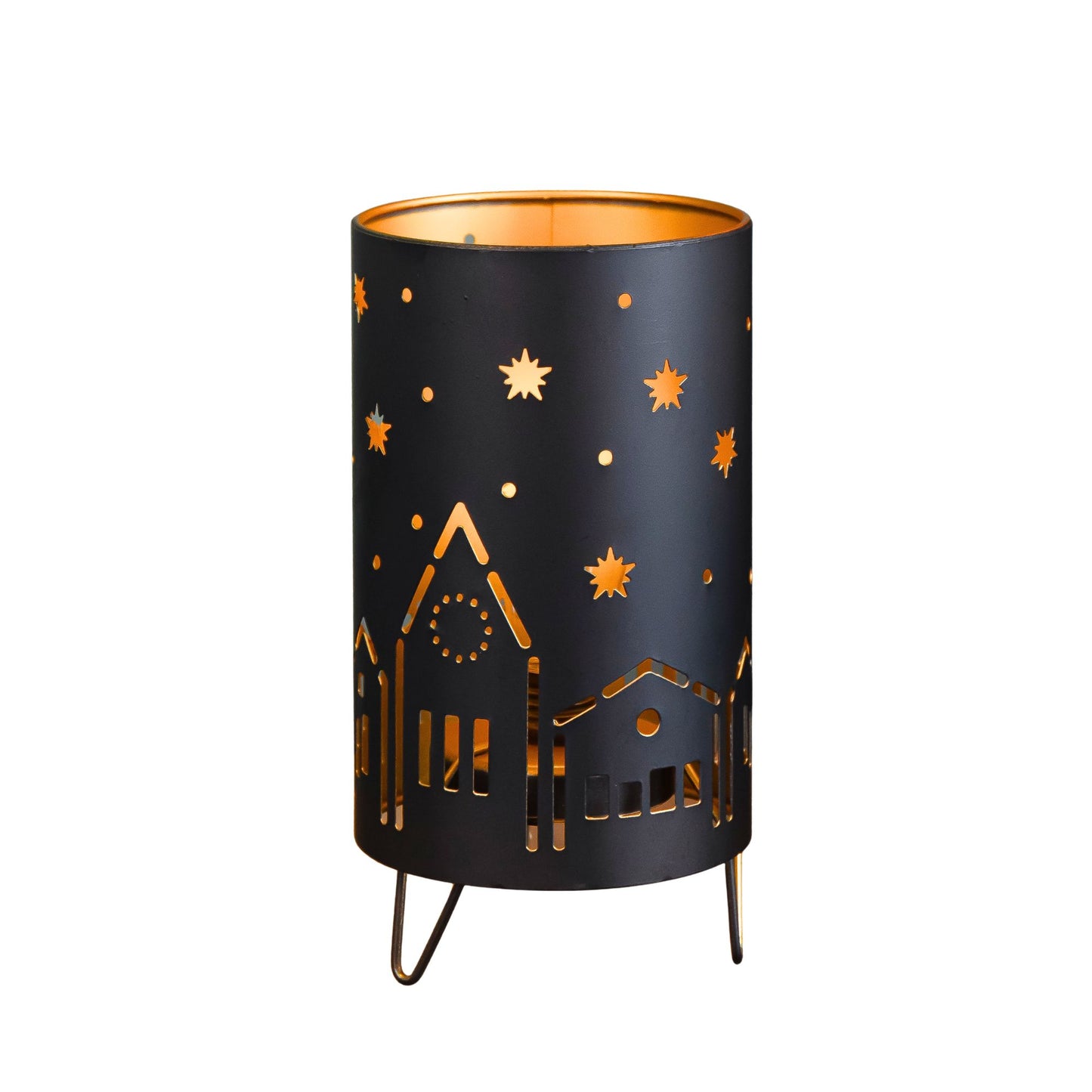 24cm Battery Operated Light up Christmas Night Sky Lantern with LEDs