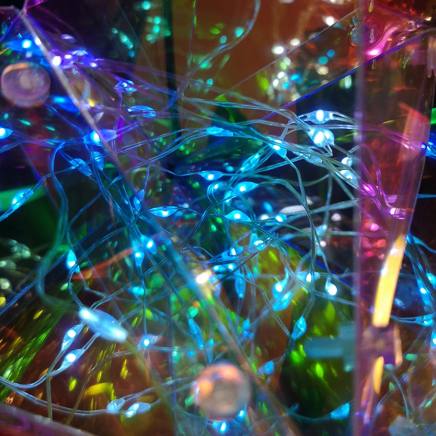 36cm Battery Operated Light up Hanging Christmas Dreamlight Star with 100 White LEDs