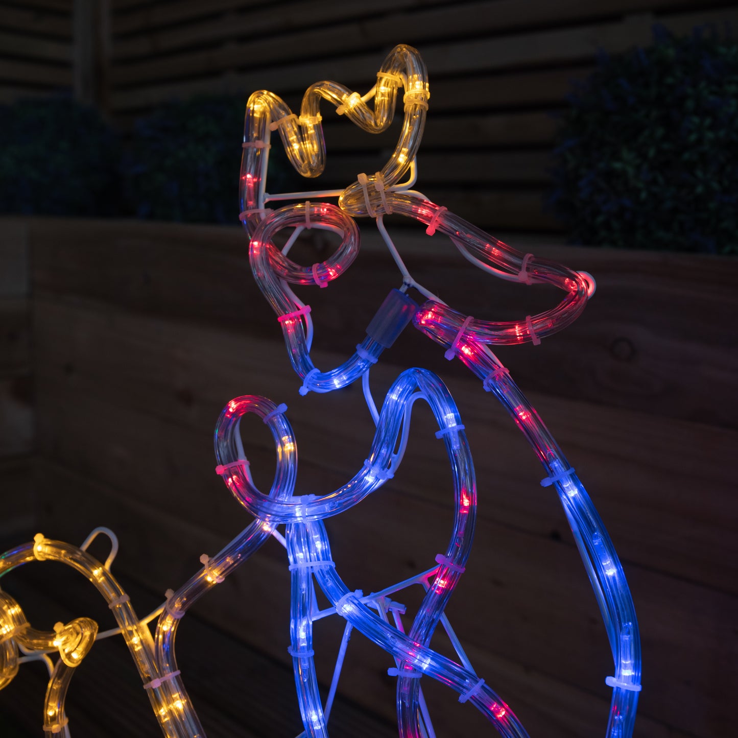 70cm Light up Three Wise Men Silhouette Rope Light Christmas Decoration with LEDs