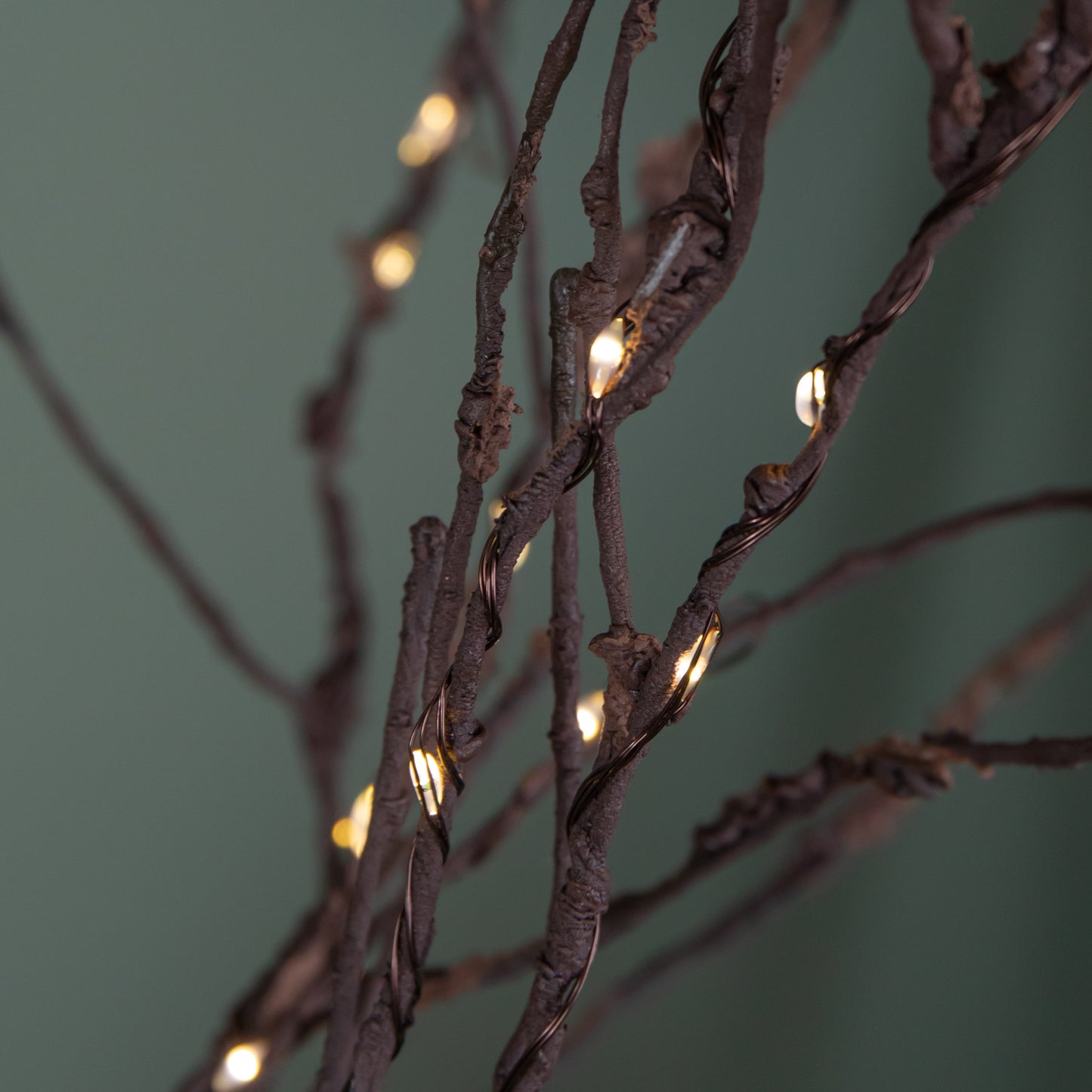 90cm Set of 3 Light up Christmas Twigs with 210 Warm White LEDs (Twigs only)