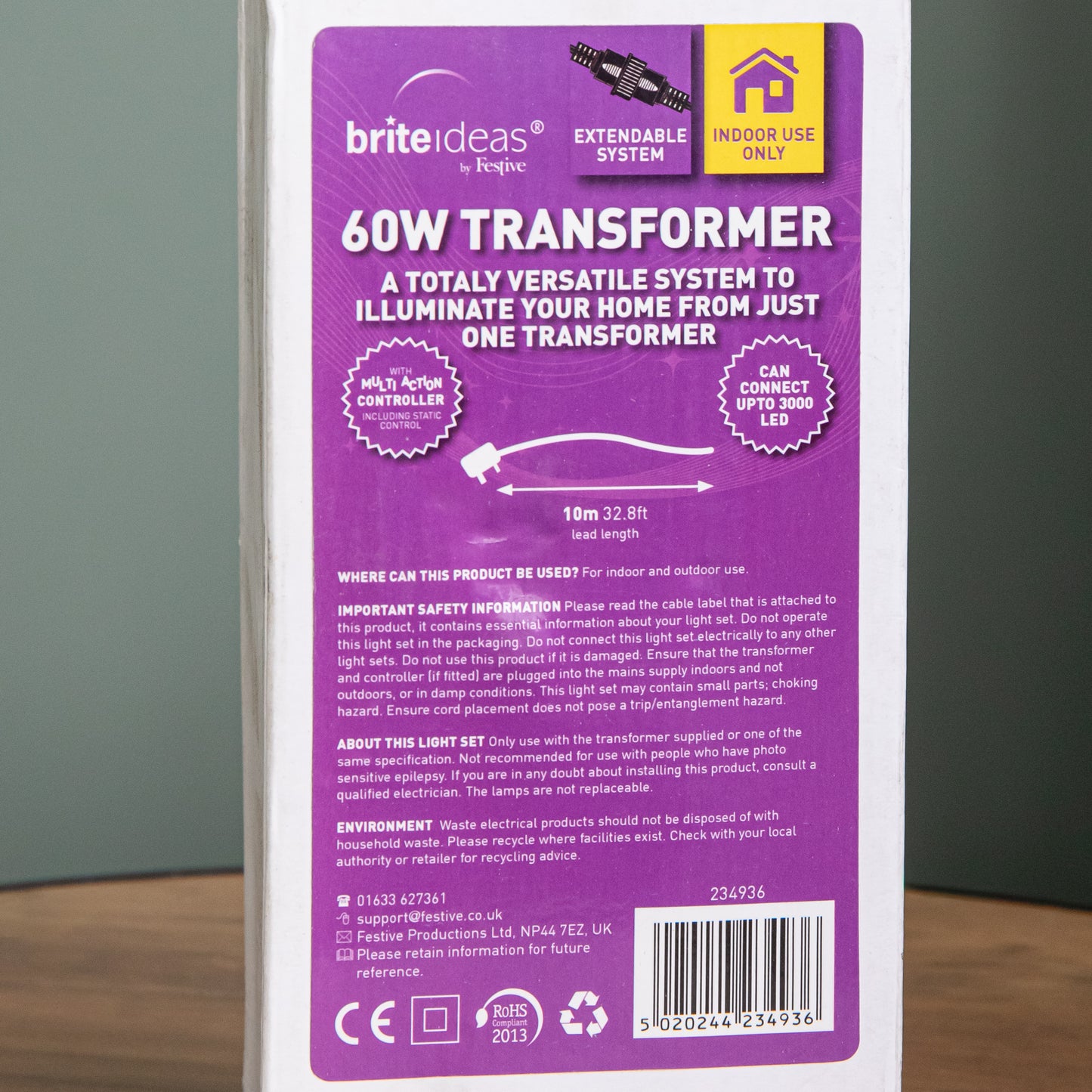 60w Transformer with Multi Action Controller - Indoor only