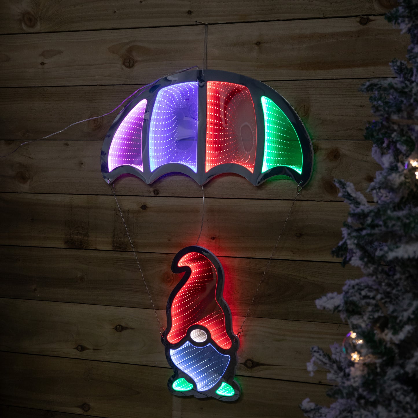 85cm LED Infinity Light Gonk Hanging Parachute