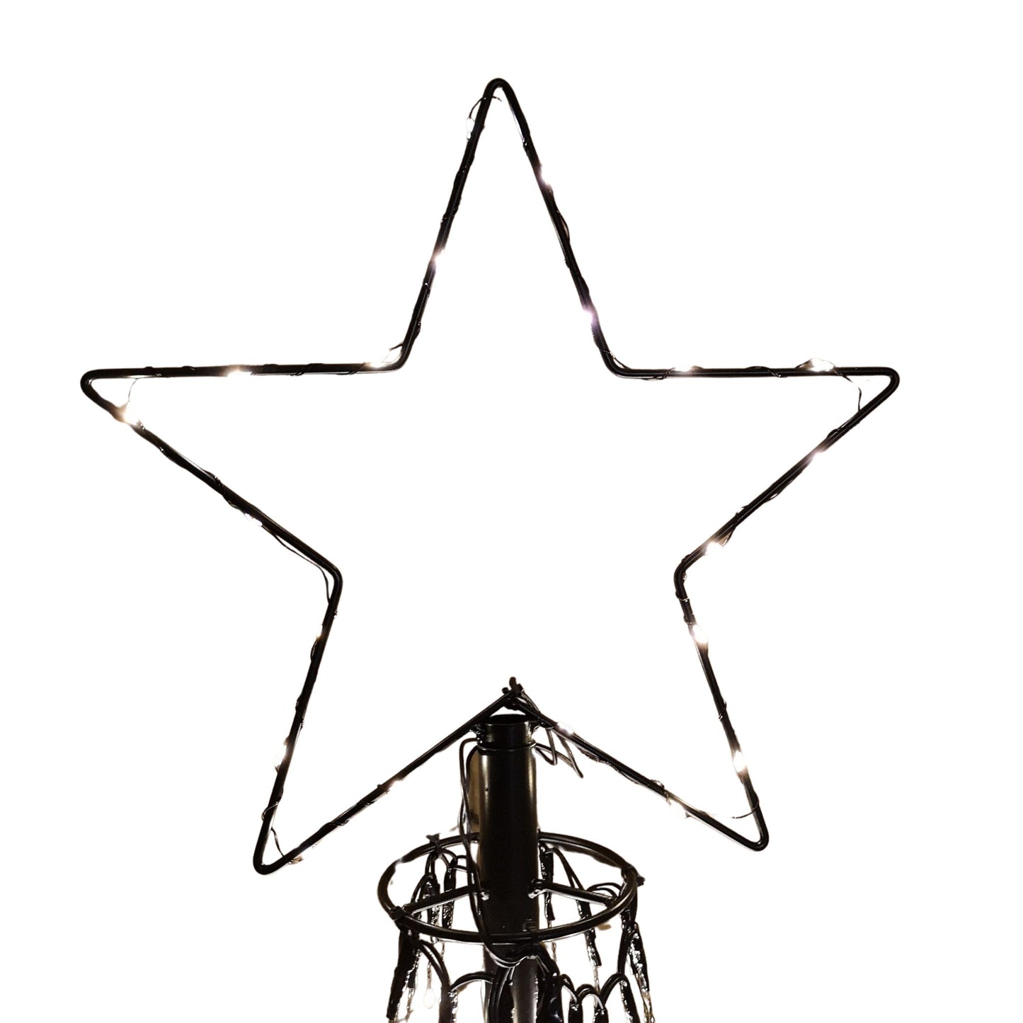 Factory Seconds: Snowtime Christmas 1.85m Maypole Tree 560 Flashing Wire Lights