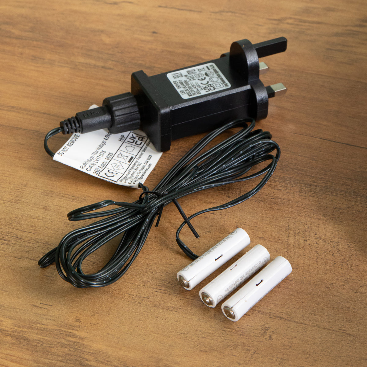 3 x AAA Money Saving Battery Replacement Plug In Adapter