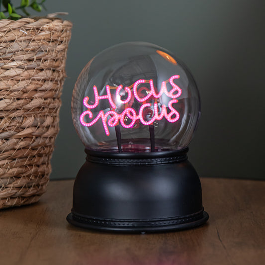 14cm Battery Operated Light up Hocus Pocus Halloween Globe with LEDs