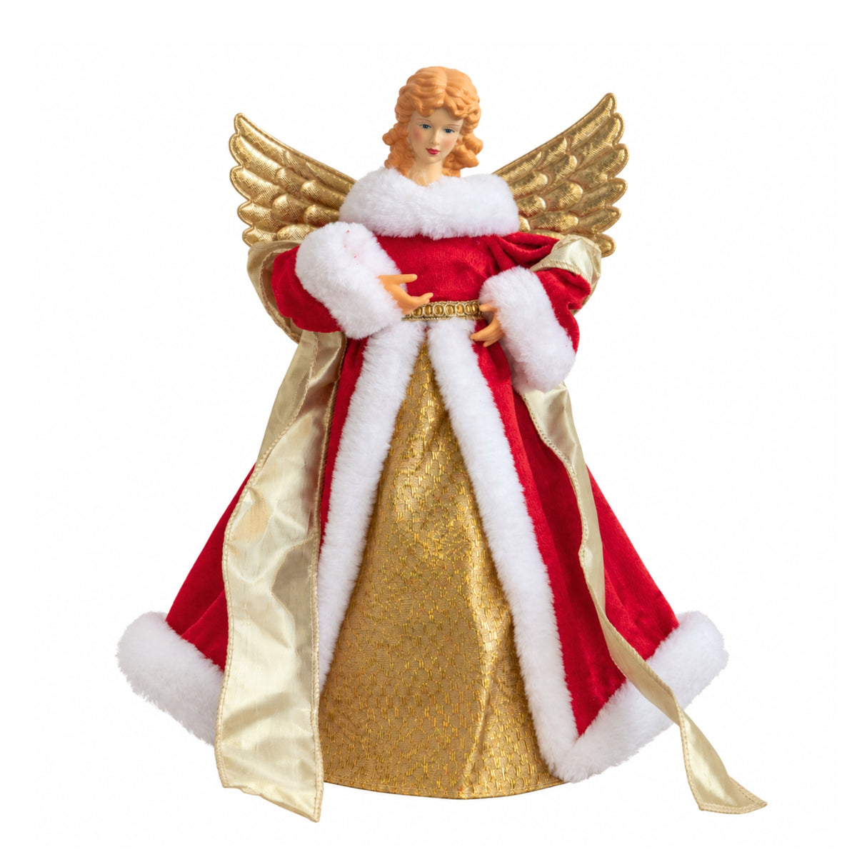 30cm Traditional Christmas Angel Tree Topper Decoration
