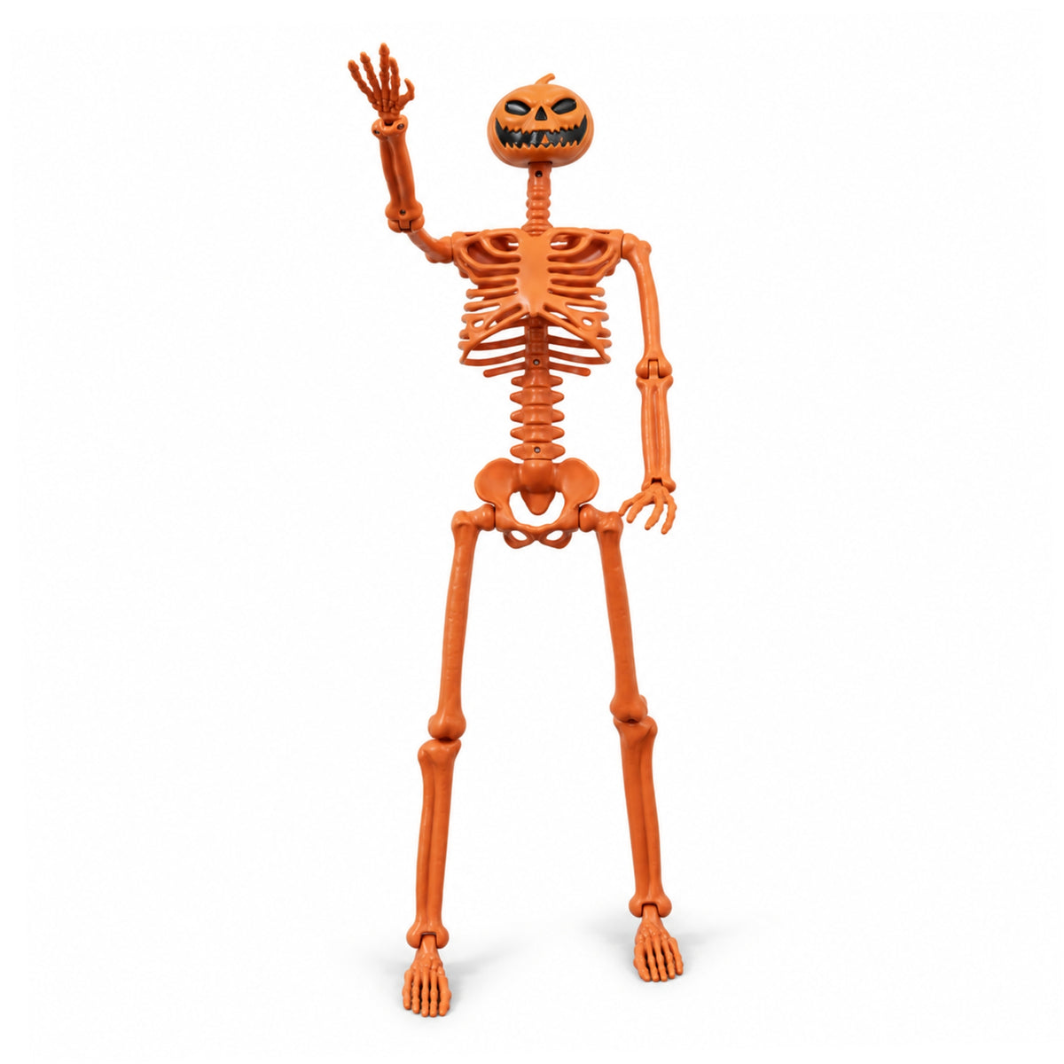 90cm Poseable Pumpkin Skeleton Hanging Halloween Decoration