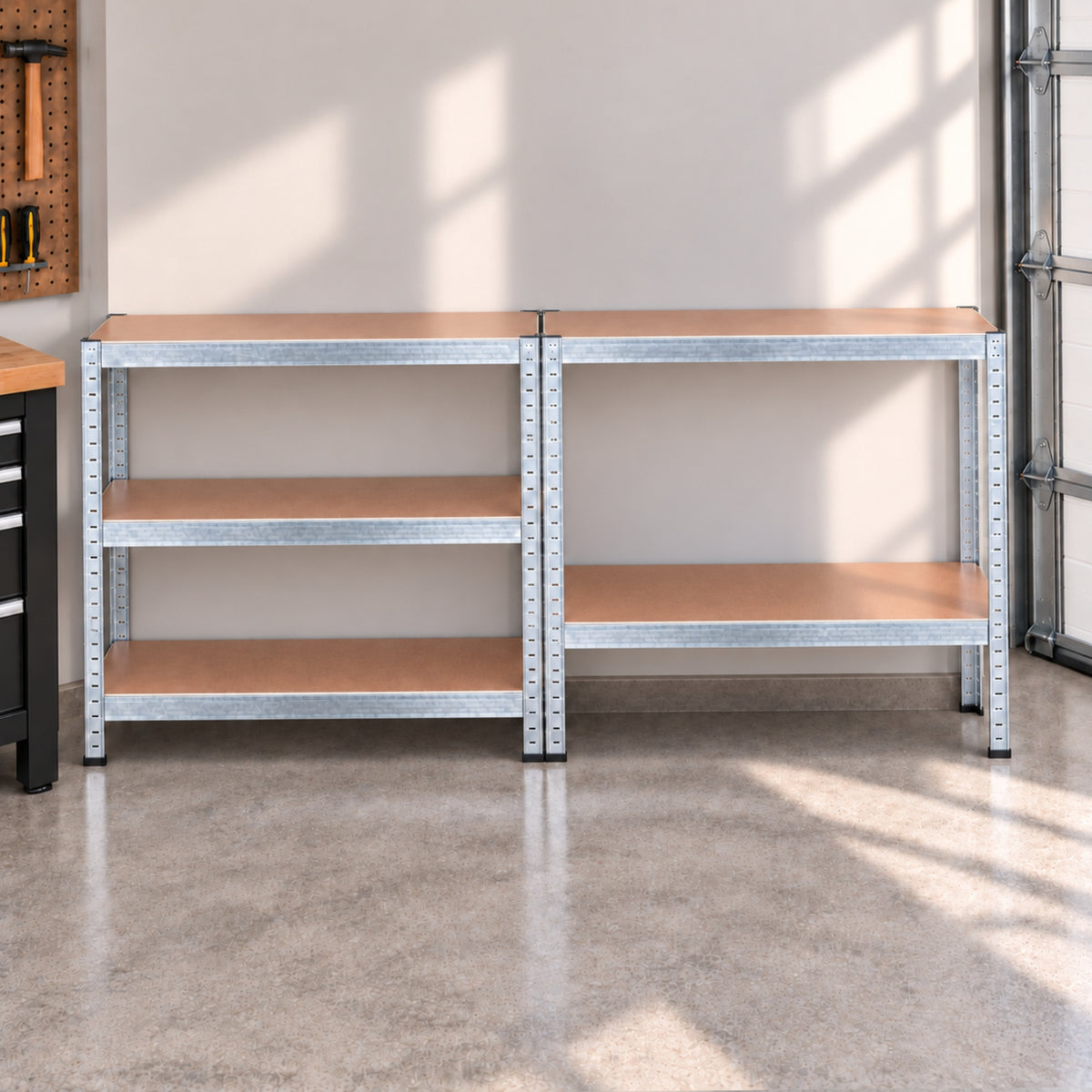 0.9m x 1.8m 5 Tier Heavy Duty Metal Shelving Storage Racking Unit